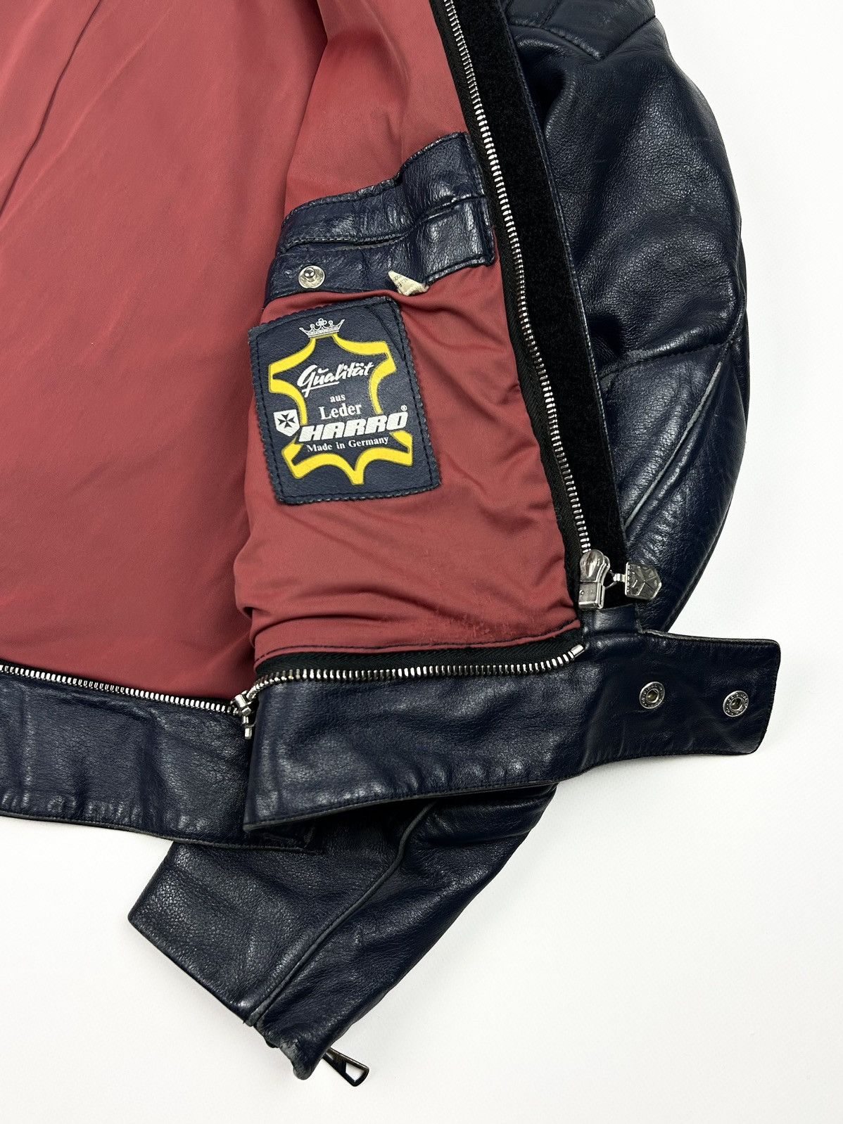 Vintage Rare Vintage 80s Harro Racing Leather Jacket Avantgarde Size US L / EU 52-54 / 3 - 11 Thumbnail