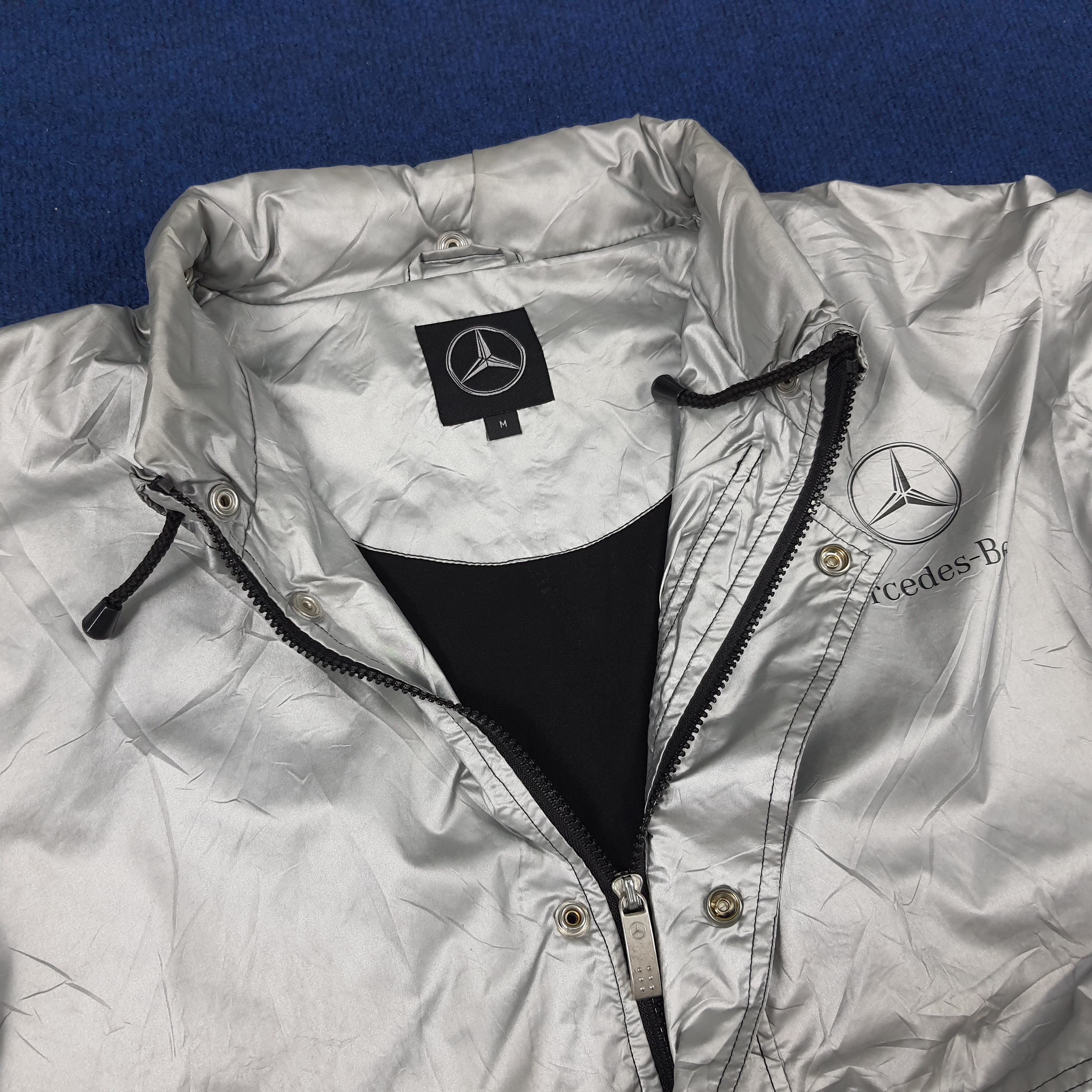 Mercedes-Benz × Vintage Vintage Mercedes Benz Safety Reflection Raincoat Windbreaker Size US XXL / EU 58 / 5 - 4 Thumbnail