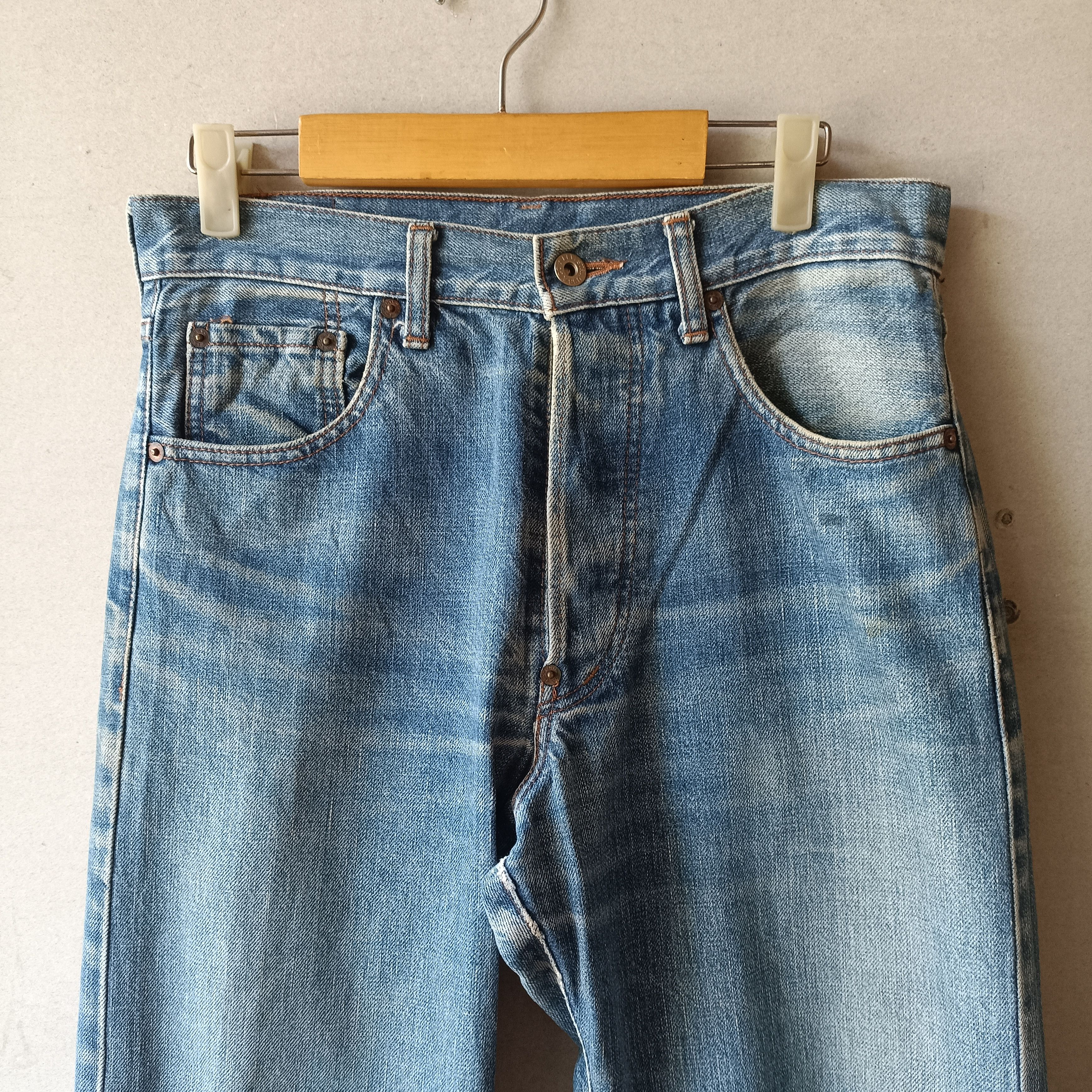 Levi's LEVI’S 701-XX BIG E MODEL 1937 JAPAN MADE🇯🇵 BUTTON J22 Size US 30 / EU 46 - 5 Thumbnail