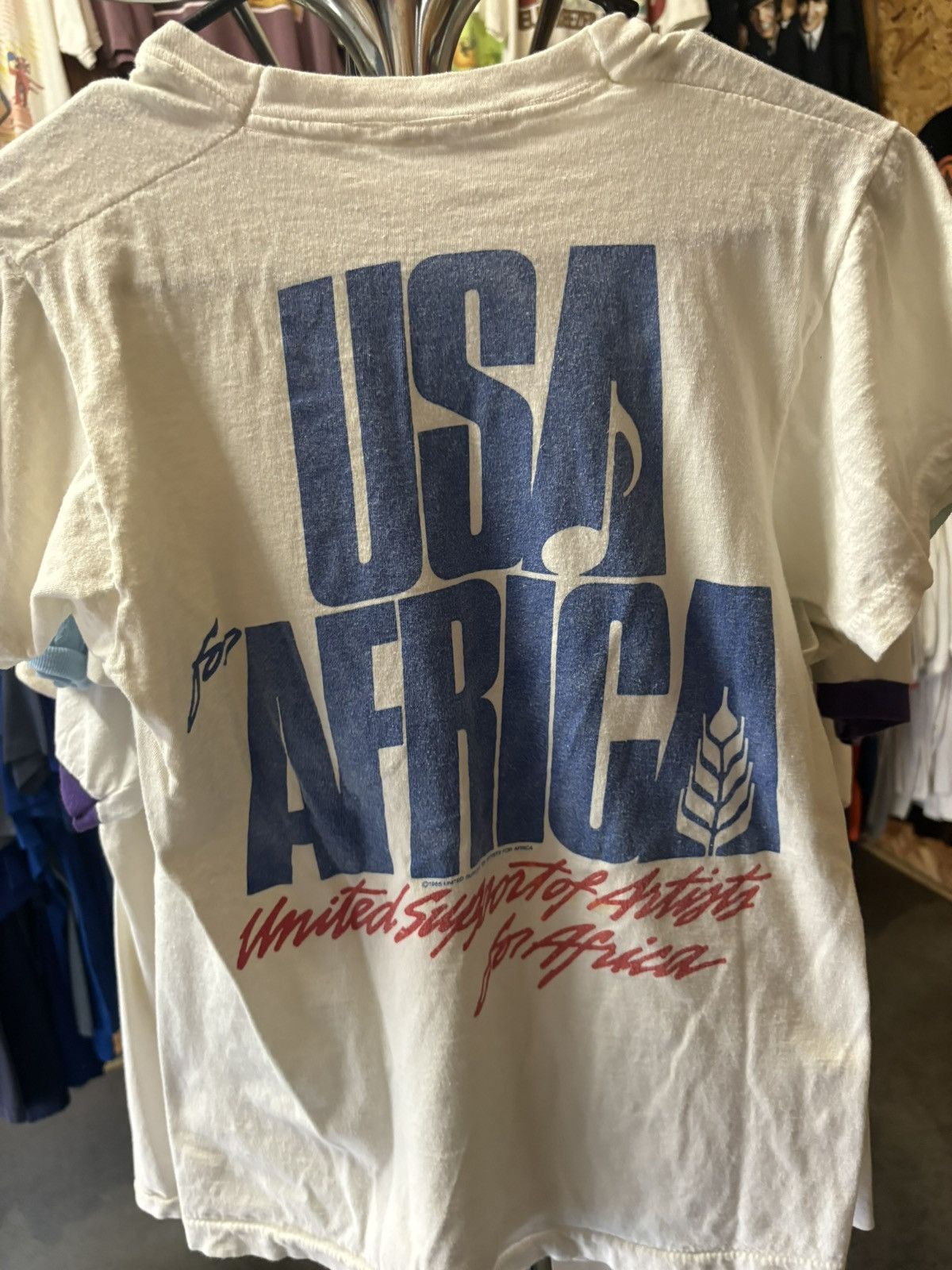 Band Tees 1985 We Are The World Artists T-Shirt Size US S / EU 44-46 / 1 - 7 Thumbnail