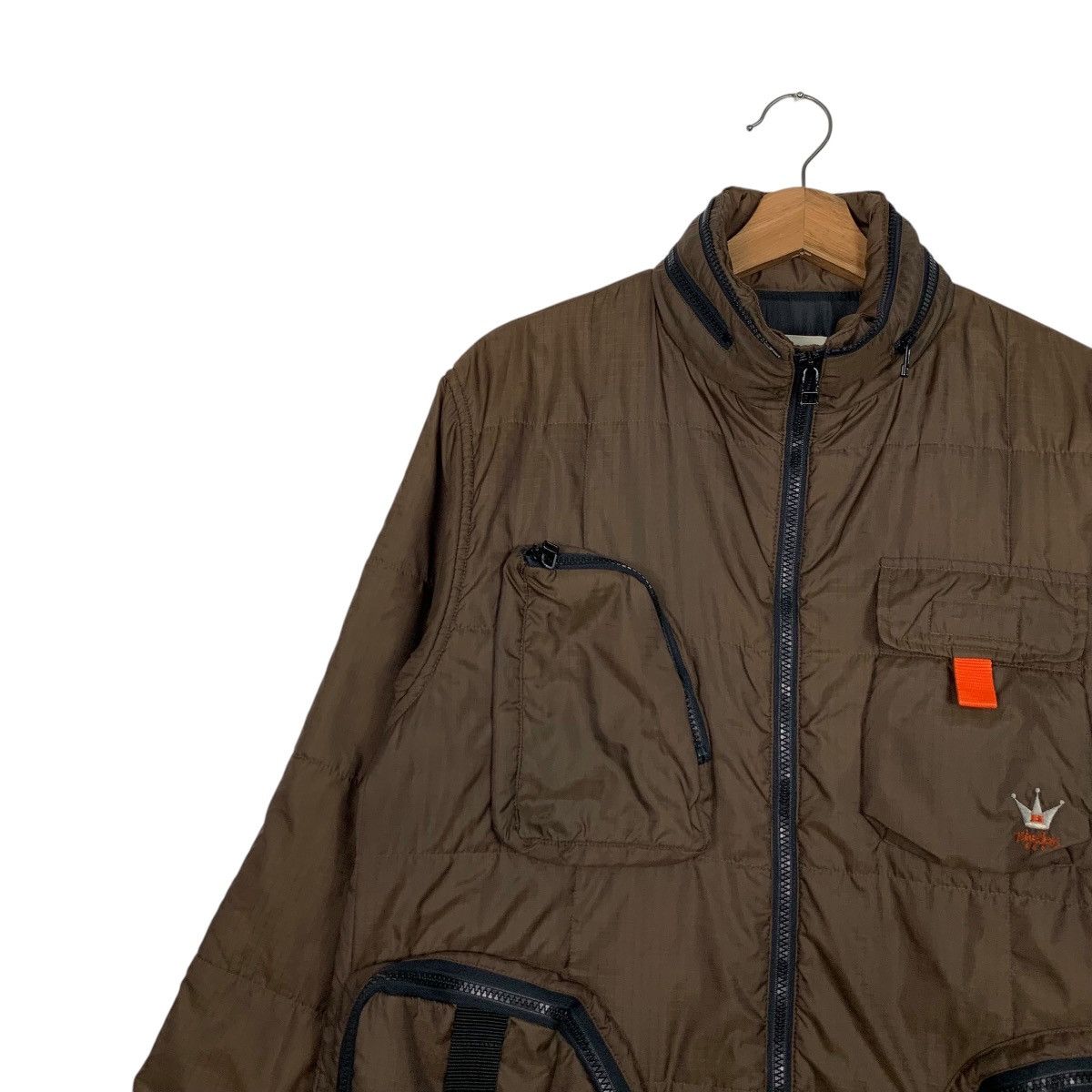 Japanese Brand BLUE CROSS 4 Pocket Utility Nylon Jacket #2513-C113 Size US S / EU 44-46 / 1 - 6 Thumbnail