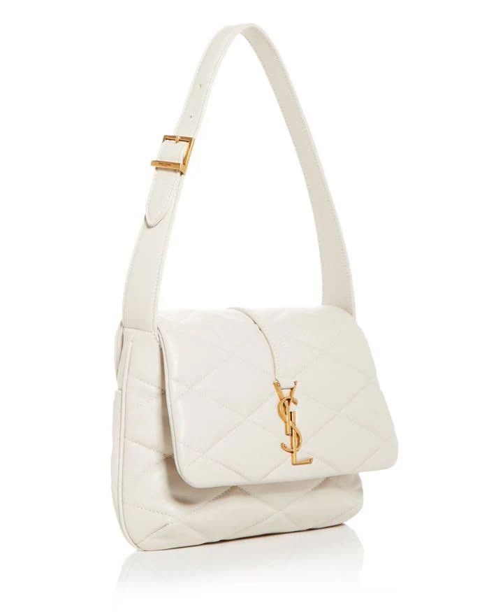 Saint Laurent Paris o1s1wg110924 Size: OS / Le 57 Hobo Bag Leather in Cream Size ONE SIZE - 2 Thumbnail