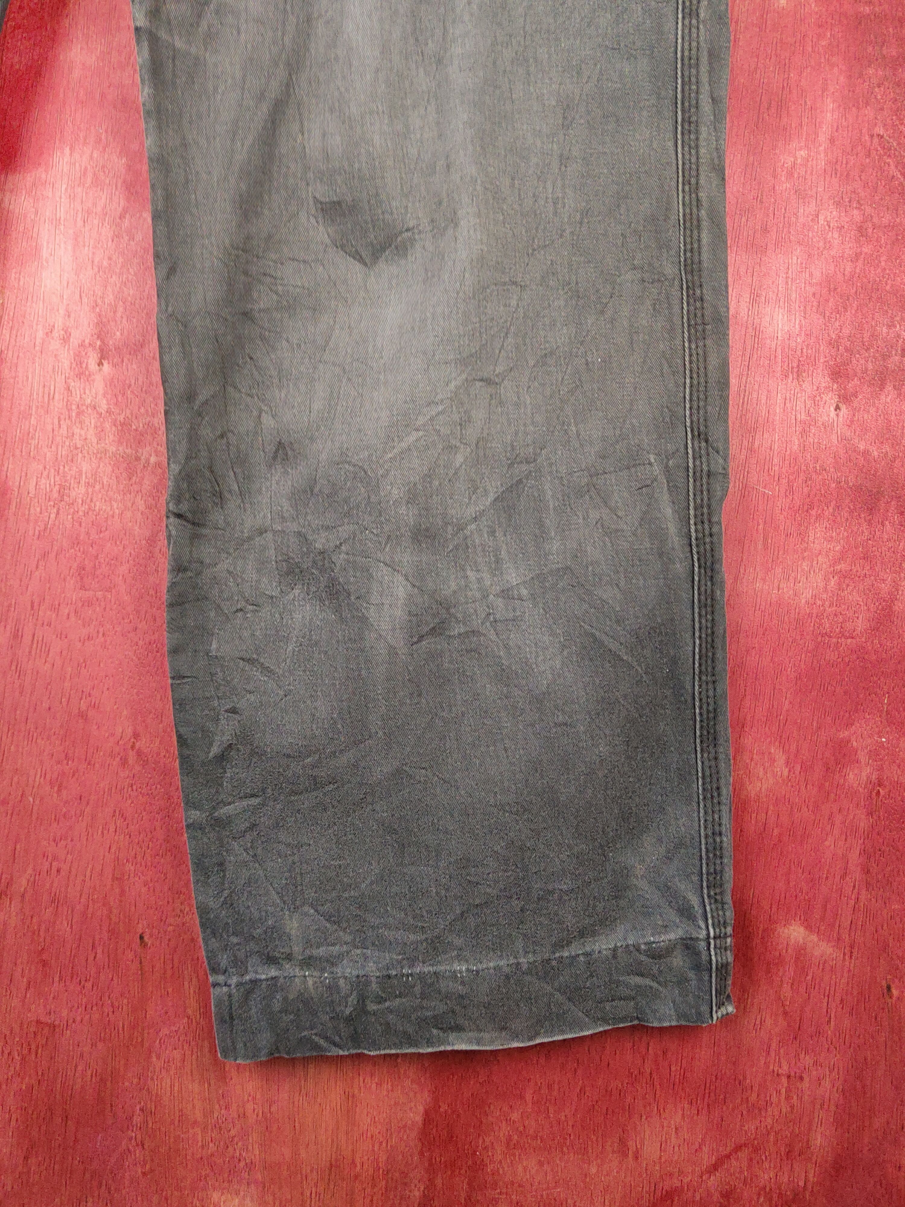 Grancisco Dark Blue Faded Multipocket Cargo Pants #S1441