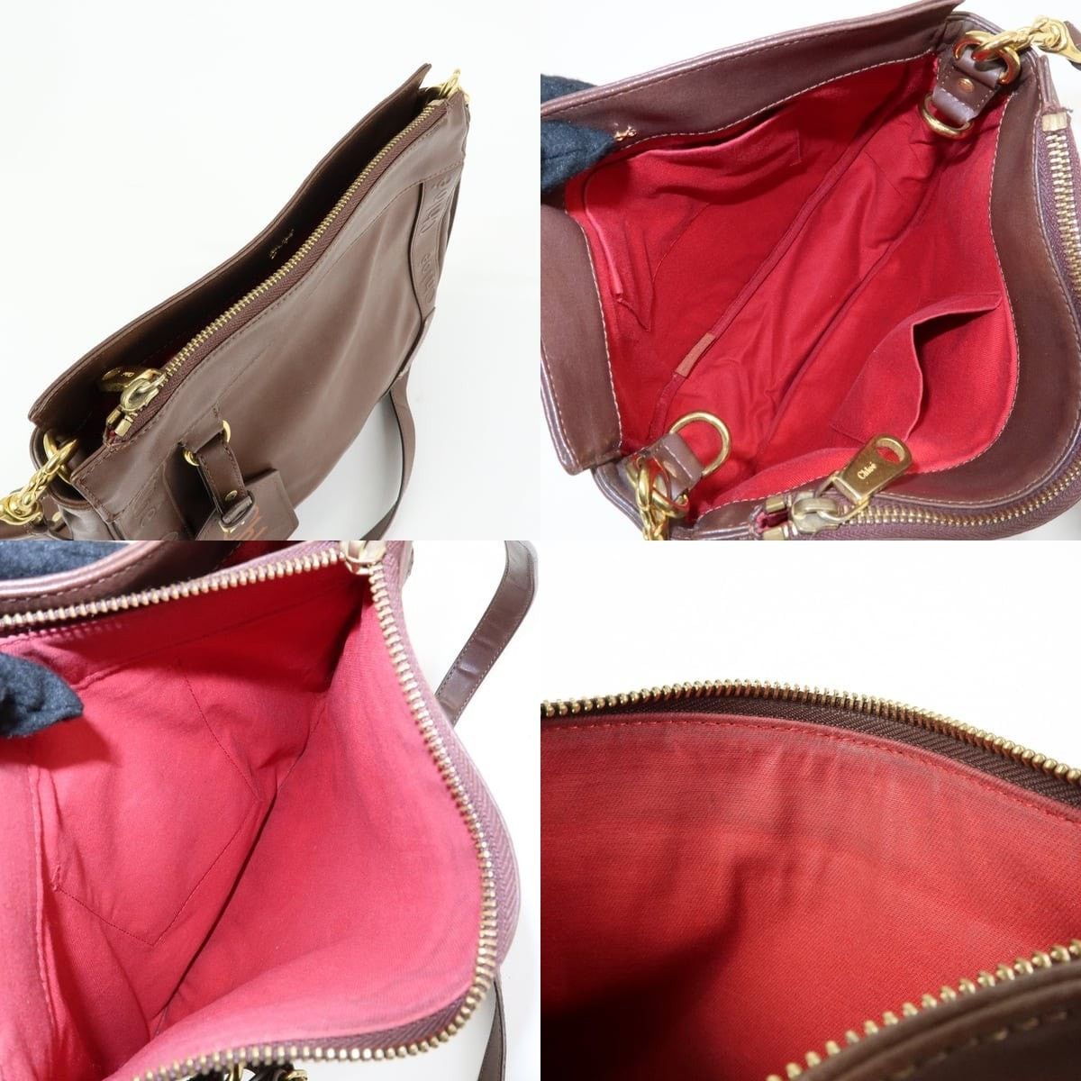 Chloe Chloe Eden Leather Crossbody Bag Brown Size ONE SIZE - 7 Thumbnail