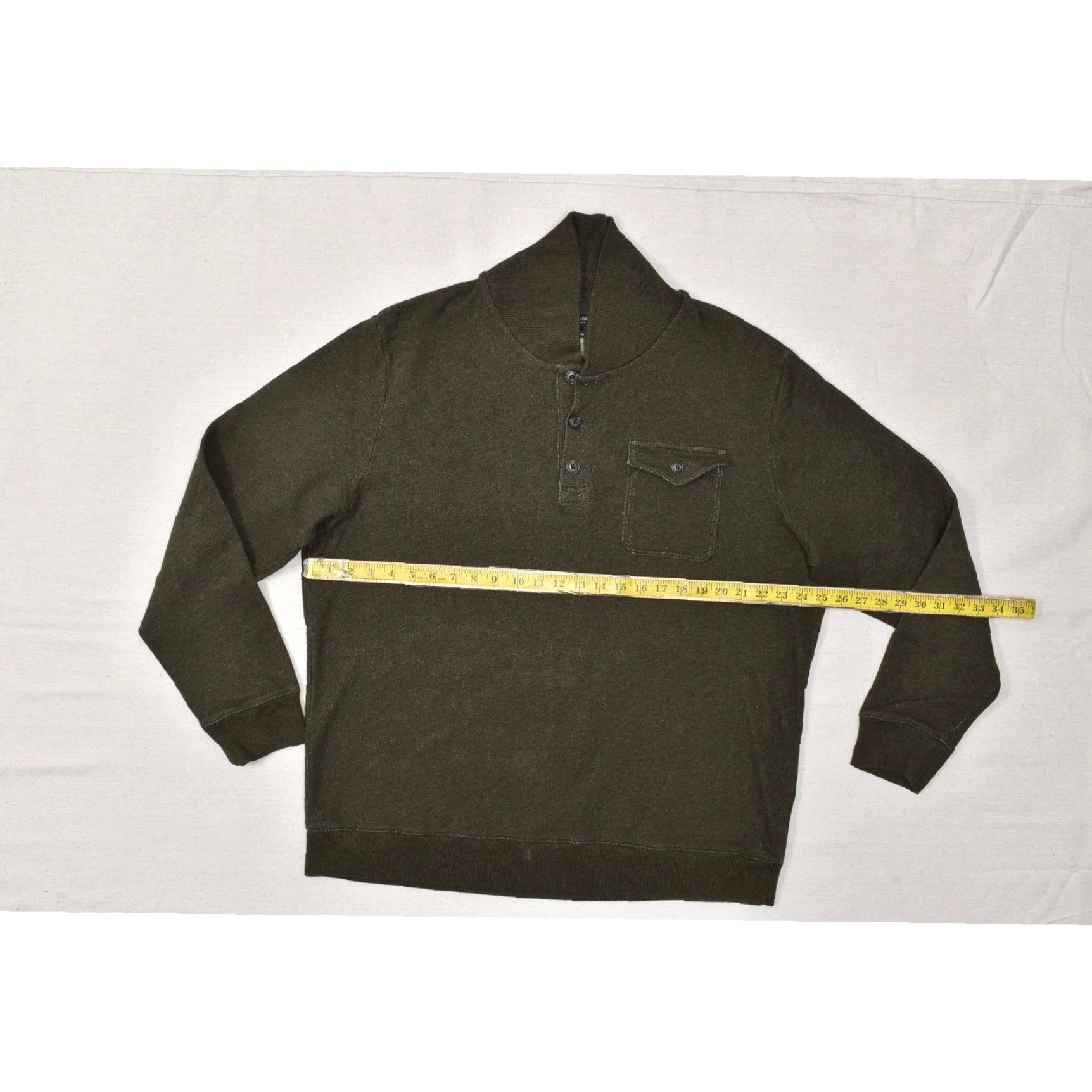 Banana Republic VINTAGE? No. Banana Republic Men Brown Ribbed Shawl Collar Sweater Regular Size XXL Cotton Size US XXL / EU 58 / 5 - 3 Thumbnail