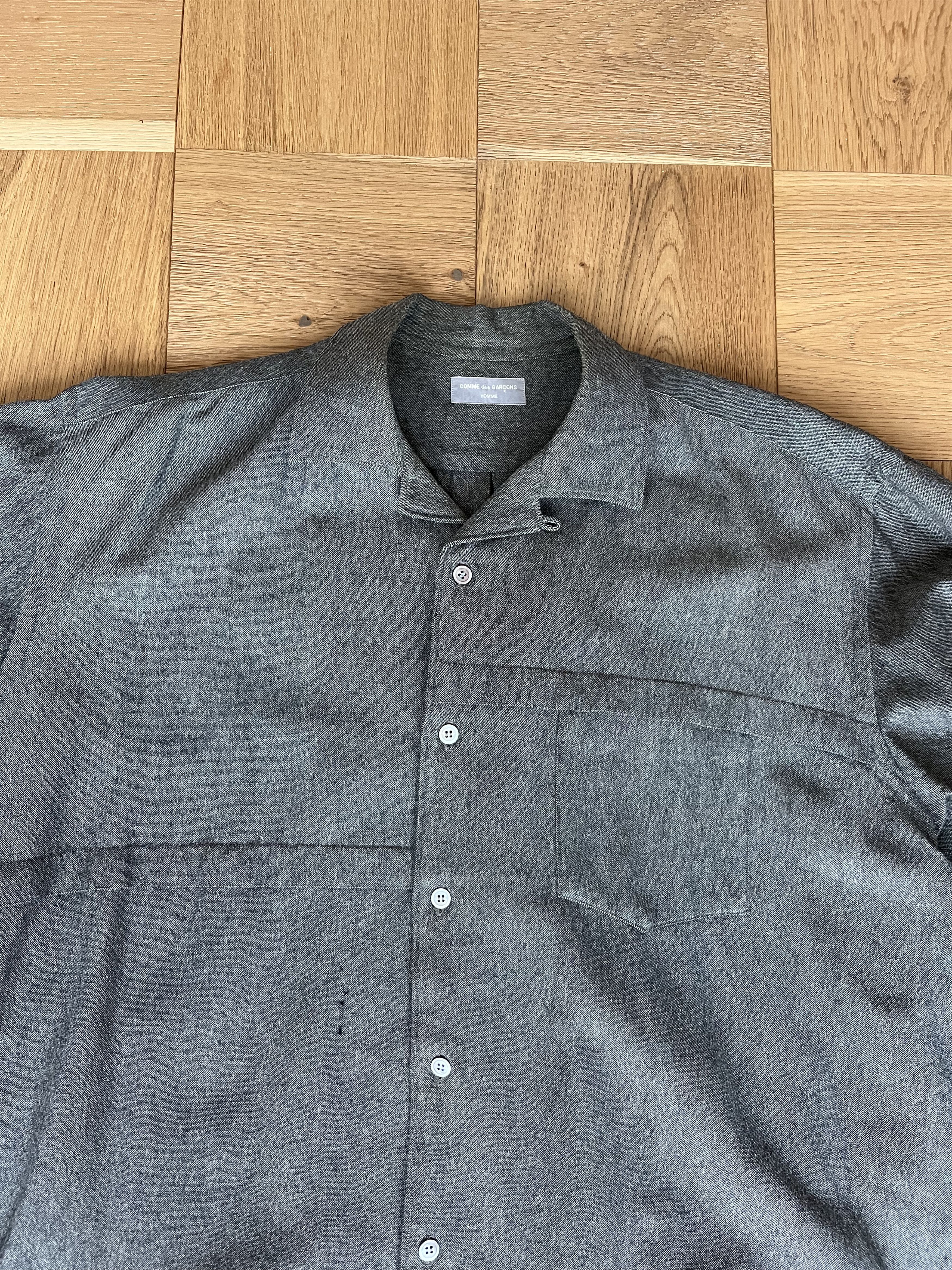 Comme des Garcons 1990s Comme Des Garcons One Size wool/nylon shirt Size US L / EU 52-54 / 3 - 2 Thumbnail