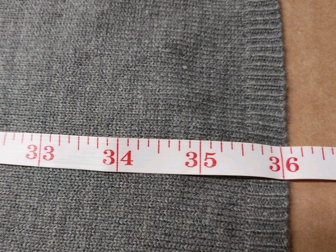 Other New York Co Women XS Gray Cozy Knit Sweater Dress Buttons Size XS / US 0-2 / IT 36-38 - 9 Thumbnail