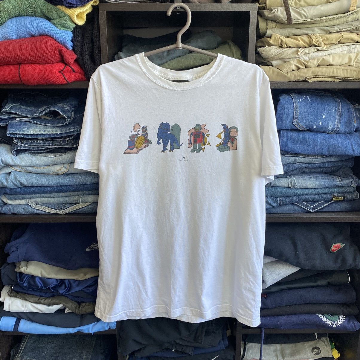Paul Smith Designer Paul Smith Big Logo streetwear y2k tee Size US L / EU 52-54 / 3 - 1 Thumbnail
