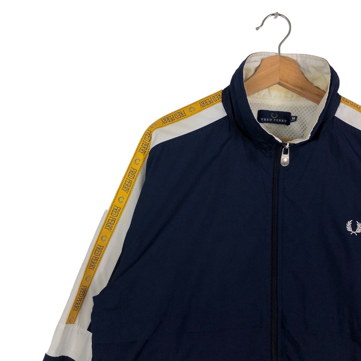 Fred Perry 🔥90’s Vintage Fred Perry Striped Jacket Inspire Raff Simons Size US M / EU 48-50 / 2 - 7 Thumbnail