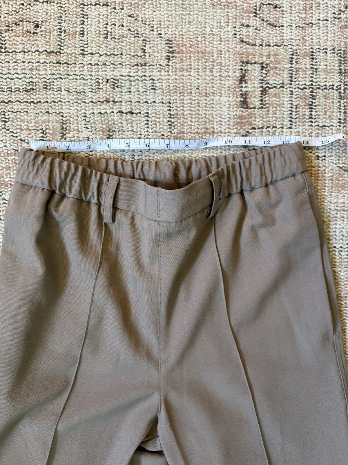 AMI Ami Paris Brown Pleated Trousers Size US 30 / EU 46 - 6 Thumbnail