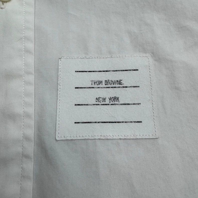 Thom Browne Thom Browne Double-sleeved logo striped shirt 2506-Nextarro Size US M / EU 48-50 / 2 - 3 Thumbnail
