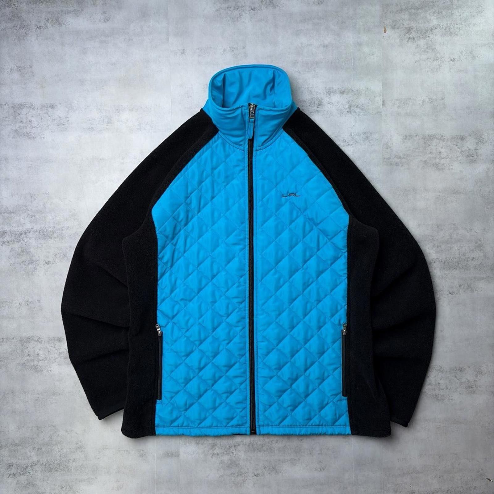 Lauren Ralph Lauren Y2K Blue L-RL Ralph Lauren Active Quilted Fleece Jacket Size L / US 10 / IT 46 - 1 Thumbnail