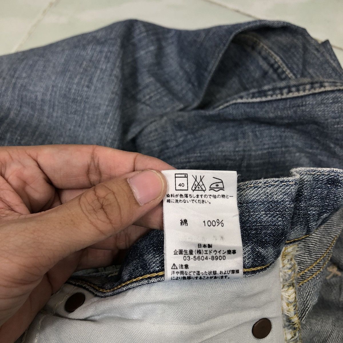 Japanese Brand 🔥90’s VINTAGE DISTRESSED DENIM JEANS LEE RIDERS Size US 30 / EU 46 - 18 Thumbnail