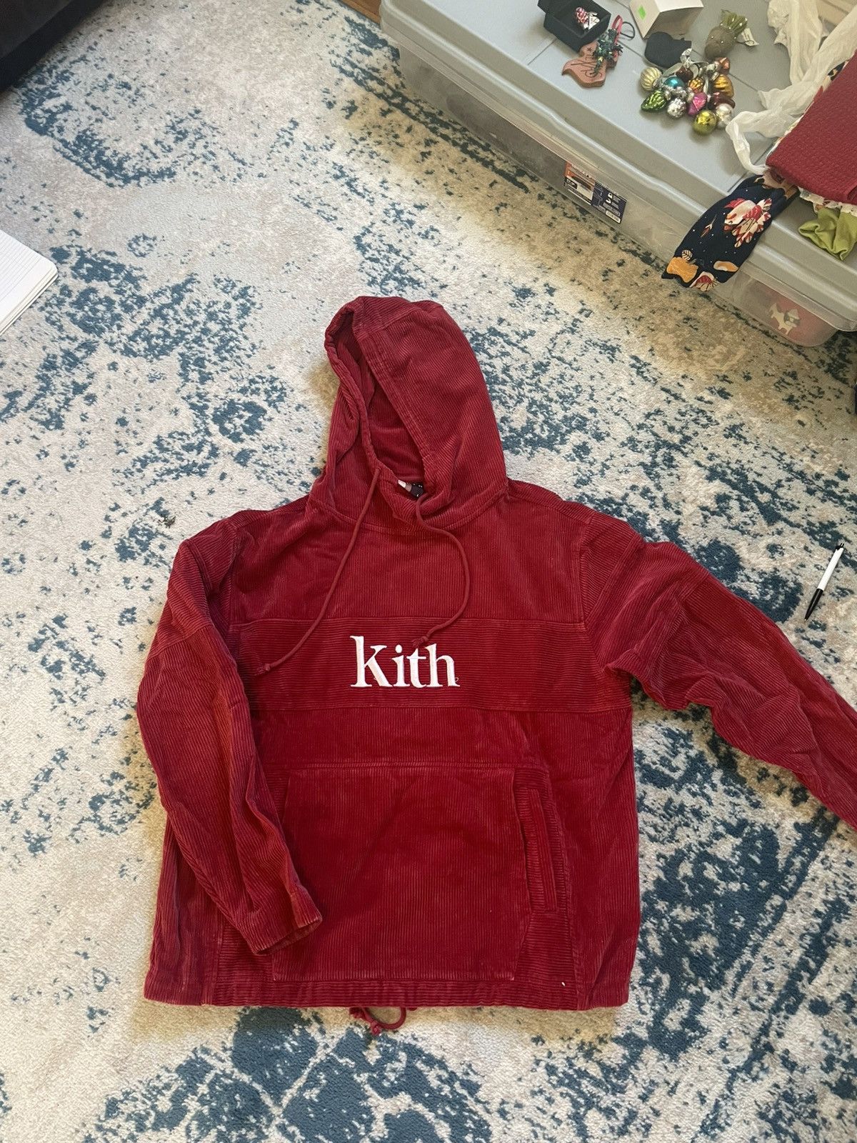Coca Cola × Kith Kith Corduroy Double Pocket Hoodie Size US L / EU 52-54 / 3 - 1 Thumbnail