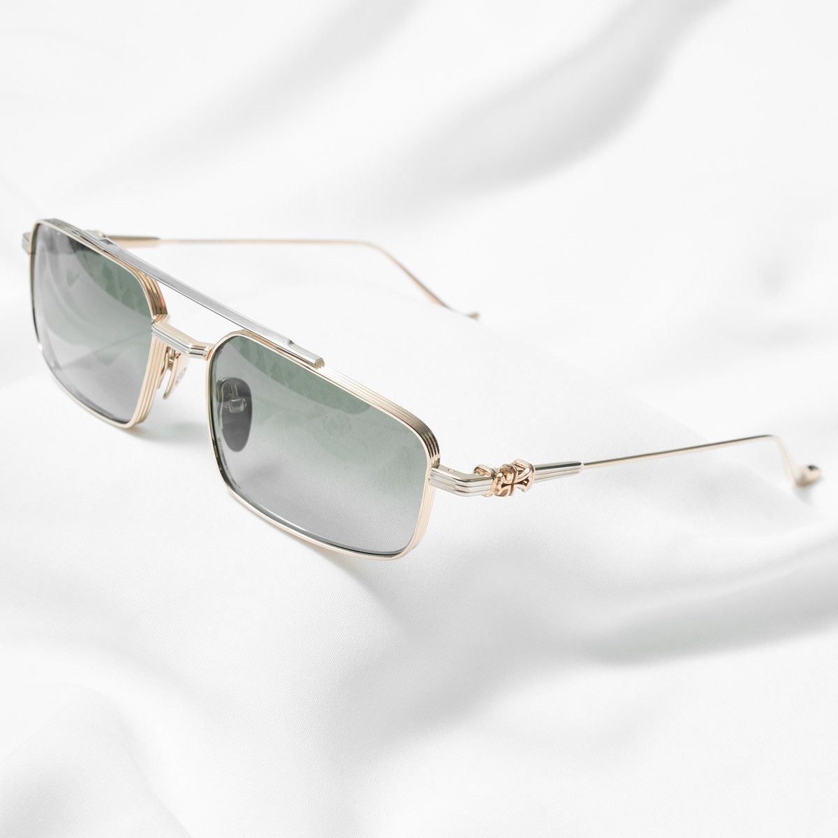 Chrome Hearts CHROME HEARTS LICK'N GOLD PLATED SUNGLASSES Size ONE SIZE - 2 Thumbnail