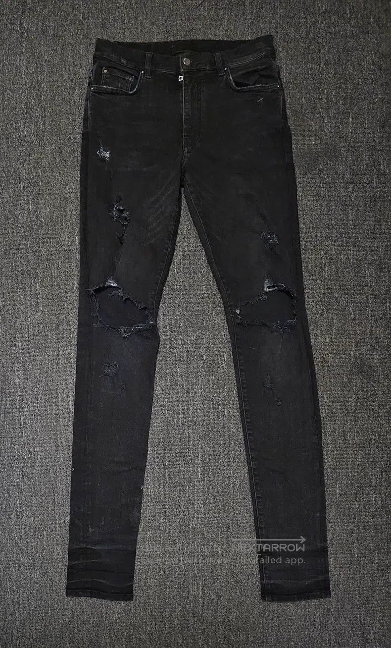 Amiri Amiri Ripped Denim Jeans Size US 31 - 1 Thumbnail