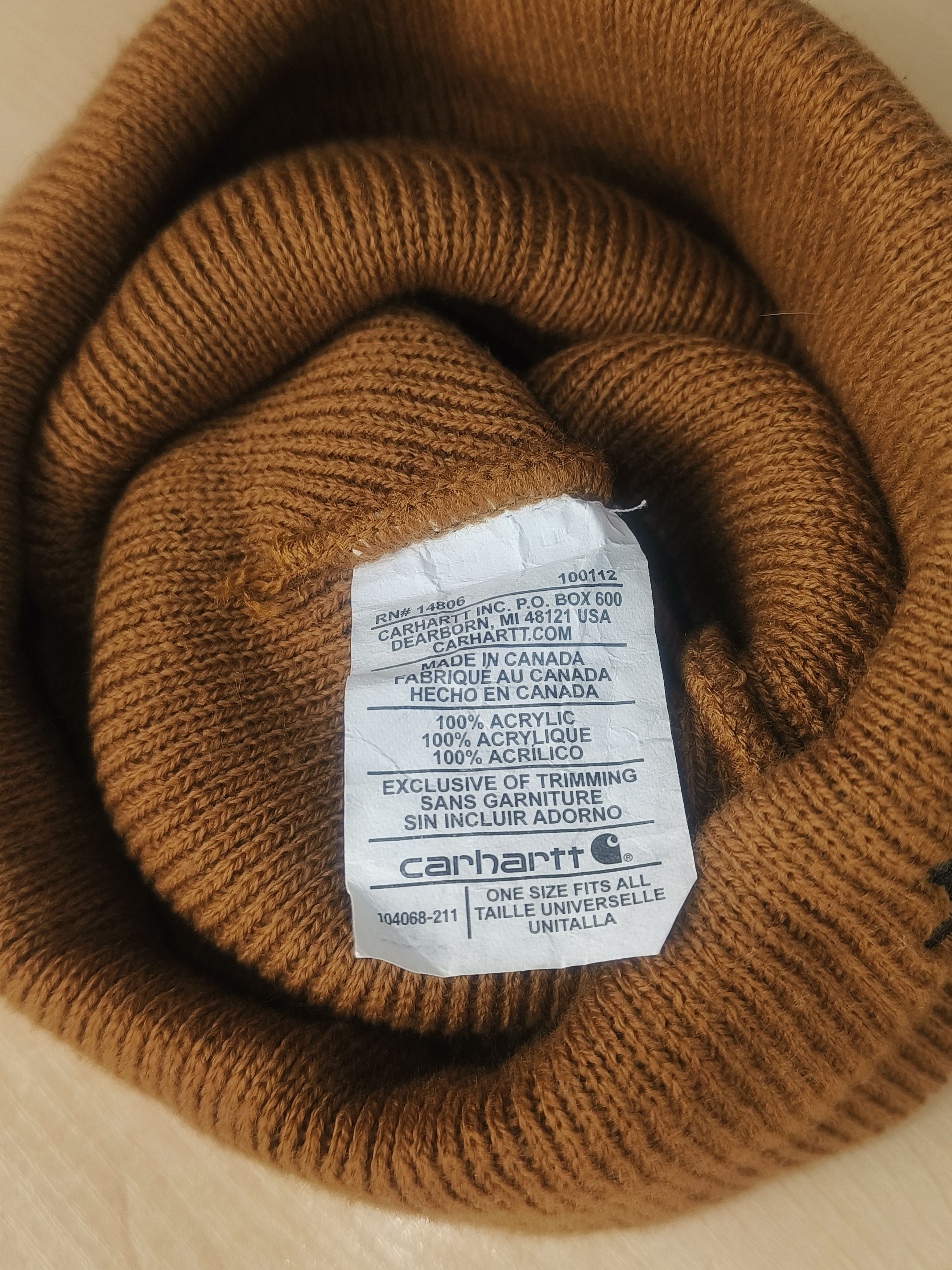 Carhartt Carhartt Made In Canada Thinsulate Embroidery Logo Watch Hat Size ONE SIZE - 3 Thumbnail