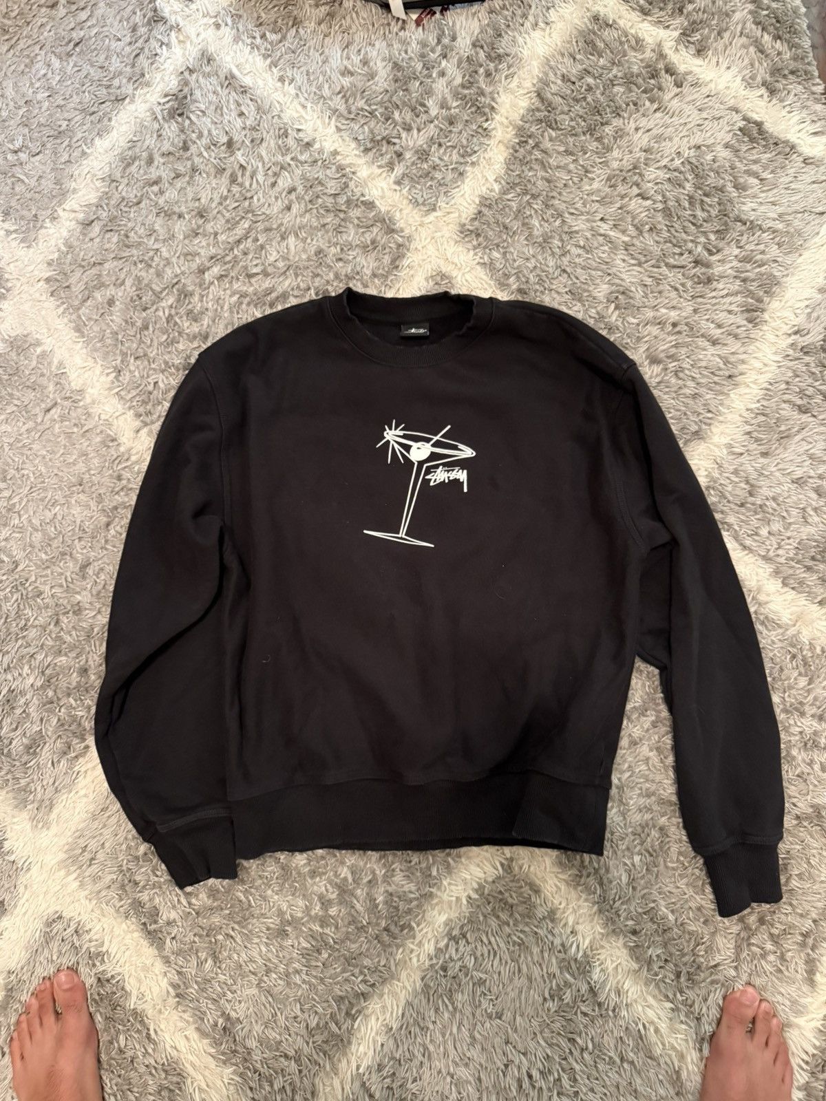 Stussy Stussy martini crewneck Size US L / EU 52-54 / 3 - 1 Thumbnail