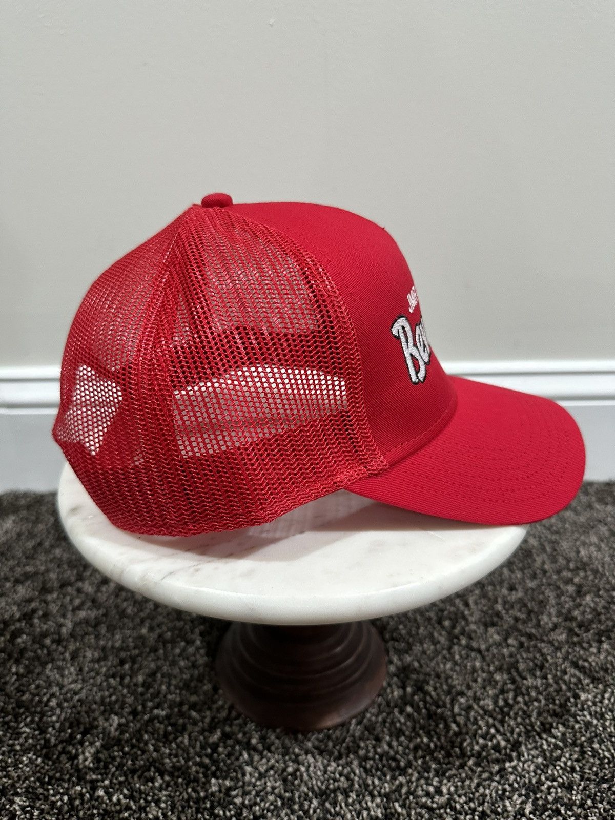 Other Beverly Hills JMR Group Red Trucker Hat Size ONE SIZE - 2 Thumbnail