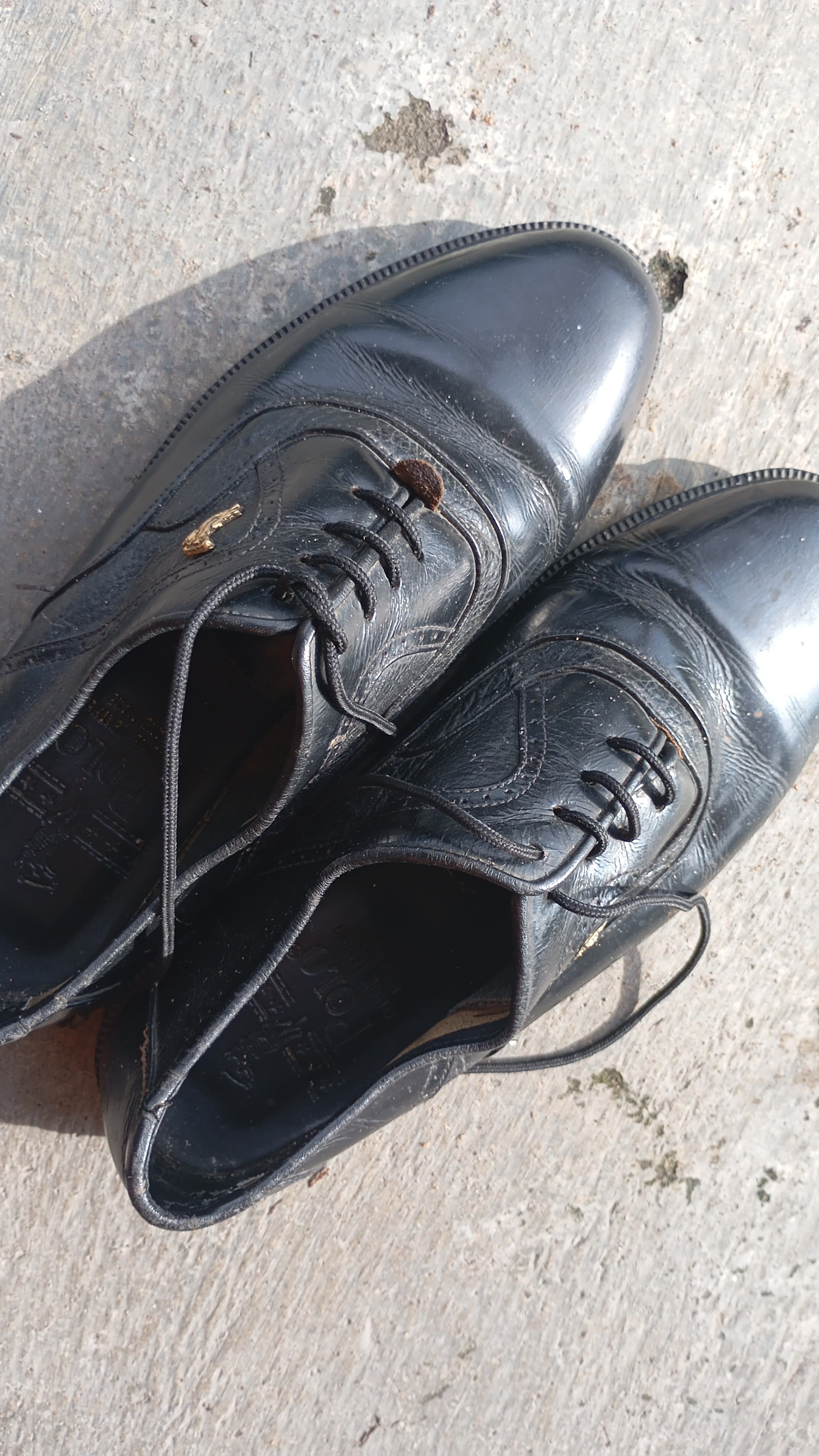 Genuine Leather polo genuine leather handmade Size US 7 / EU 40 - 2 Thumbnail