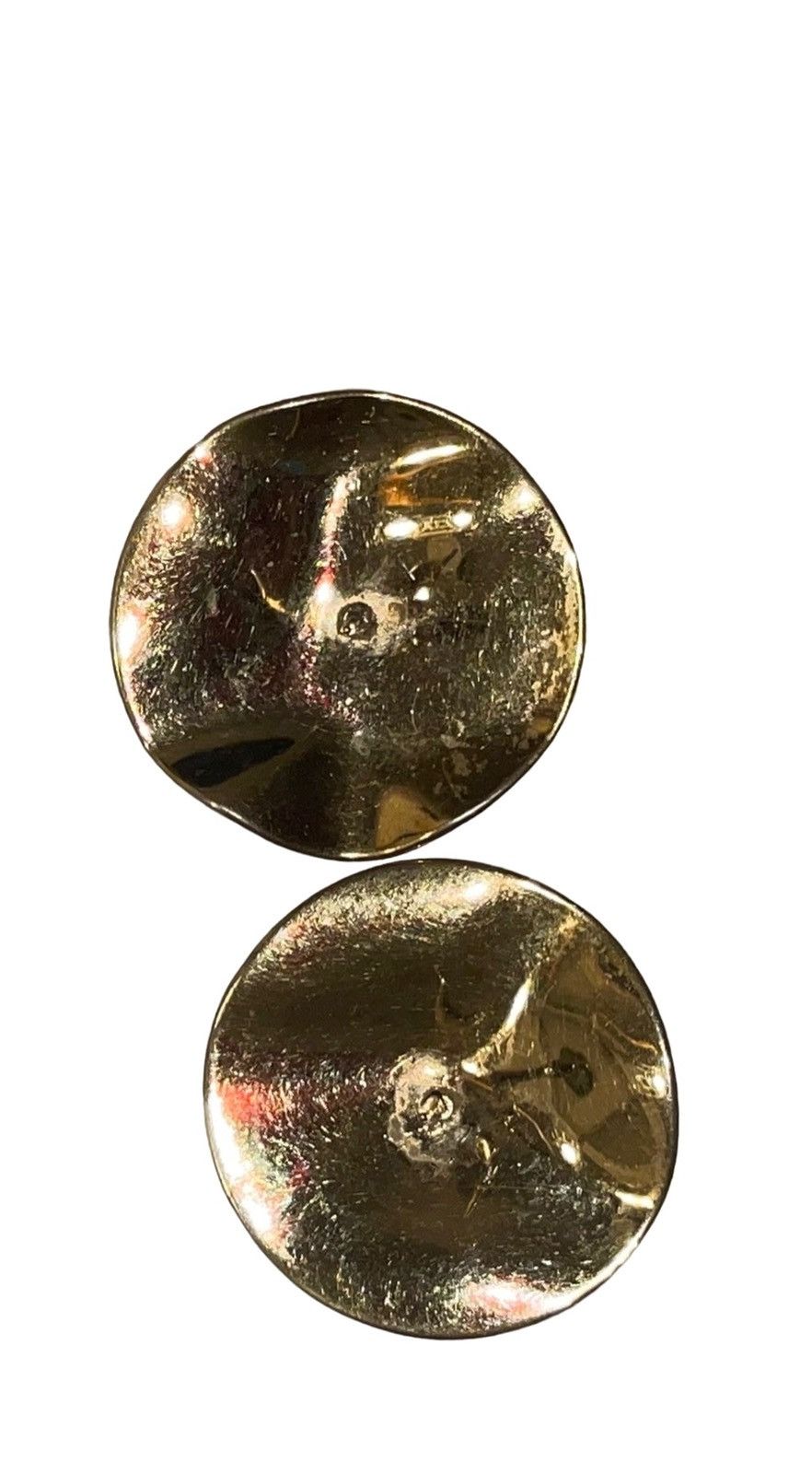Vintage Vintage 80’s Monet Hammered Dome Earrings Size ONE SIZE - 8 Thumbnail