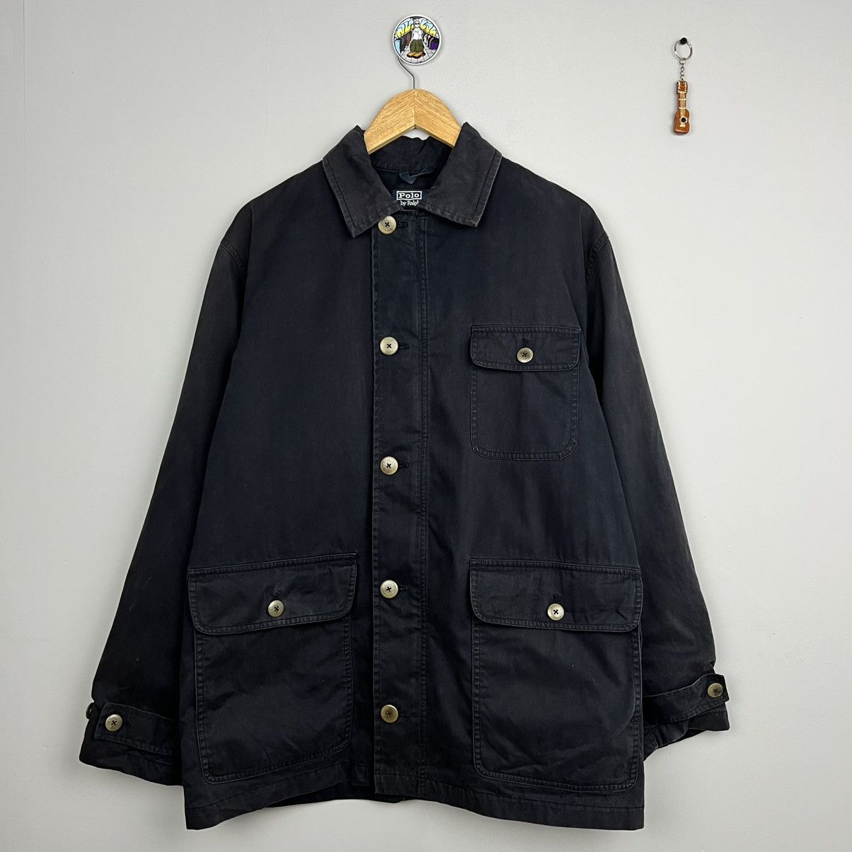 Polo Ralph Lauren × Vintage Faded Polo Ralph Lauren Vintage Work Hunt Jacket Coat 90s Size US M / EU 48-50 / 2 - 2 Thumbnail