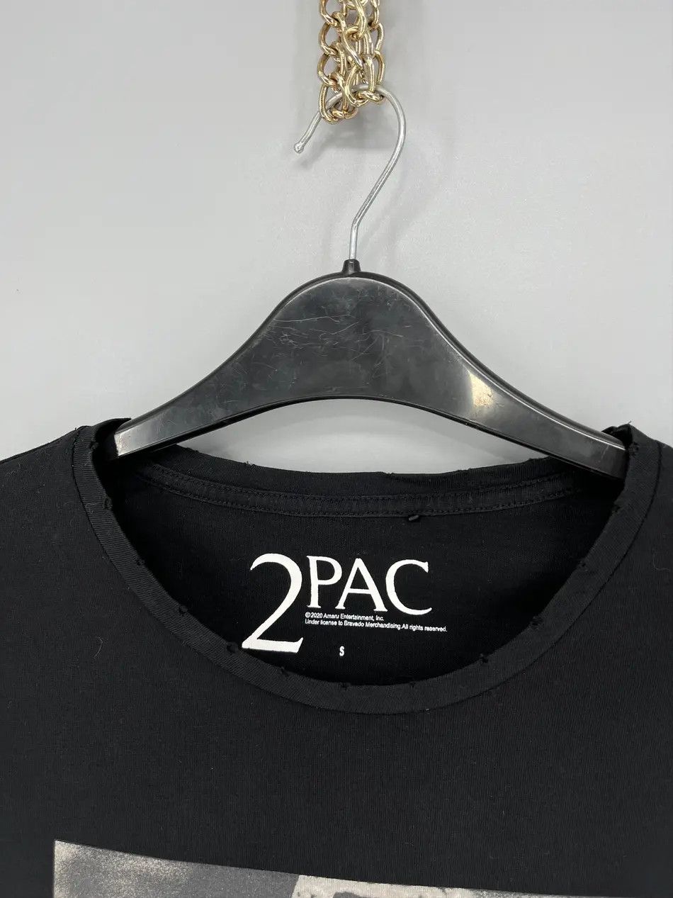 Rap Tees × Vintage Vintage Y2K 2PaC FACE RAp Tee Art Band Rock Streetwear Size US S / EU 44-46 / 1 - 8 Thumbnail
