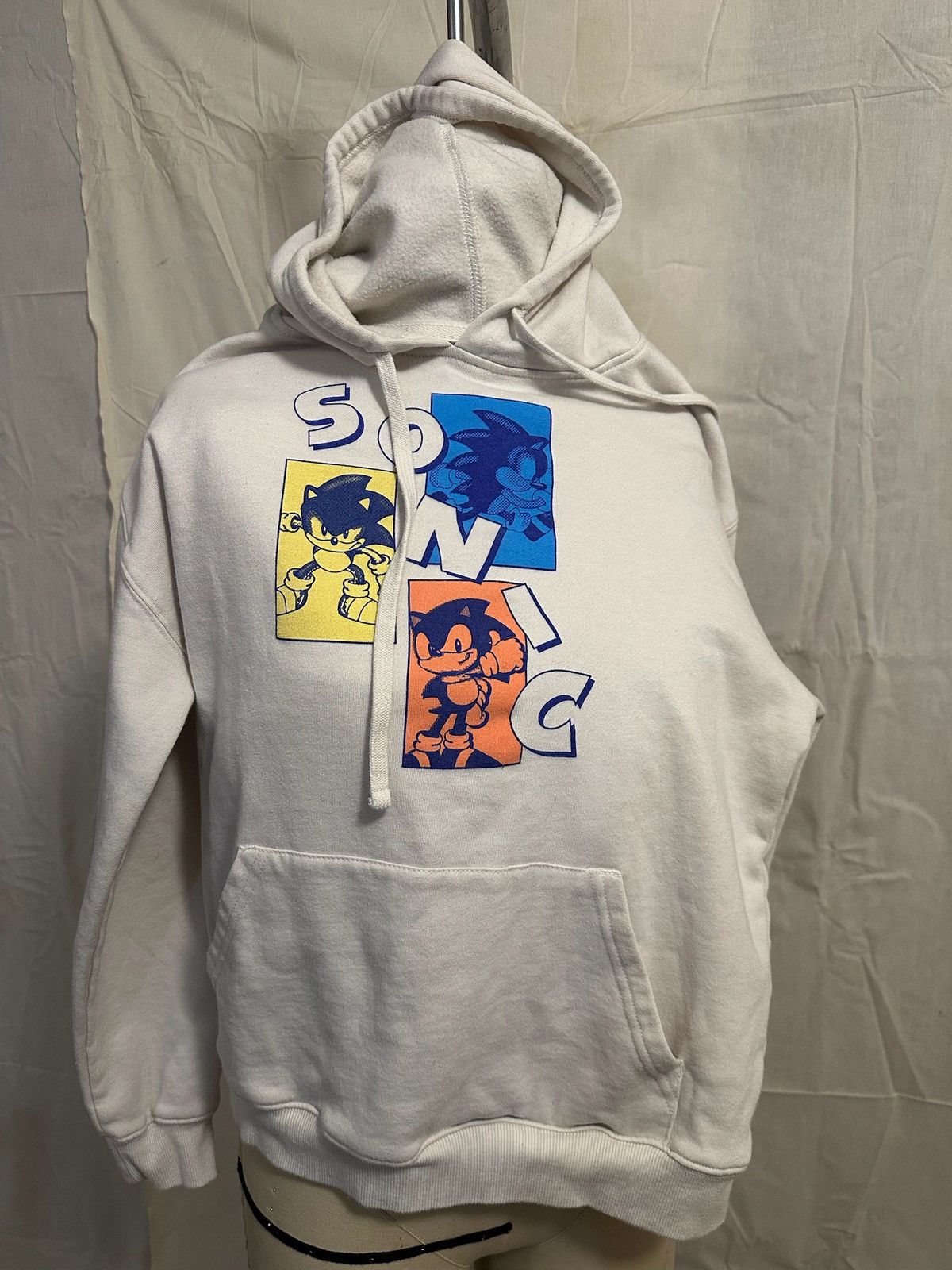 Other Sonic the Hedgehog Hoodie White Sz M Size US M / EU 48-50 / 2 - 2 Thumbnail