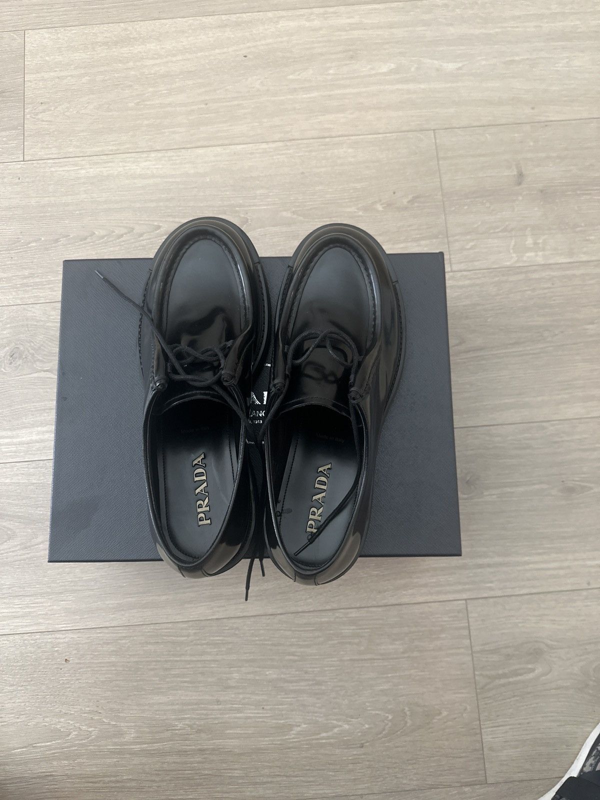Prada Prada Diapason opaque brushed leather loafers Size US 11 / EU 44 - 3 Thumbnail