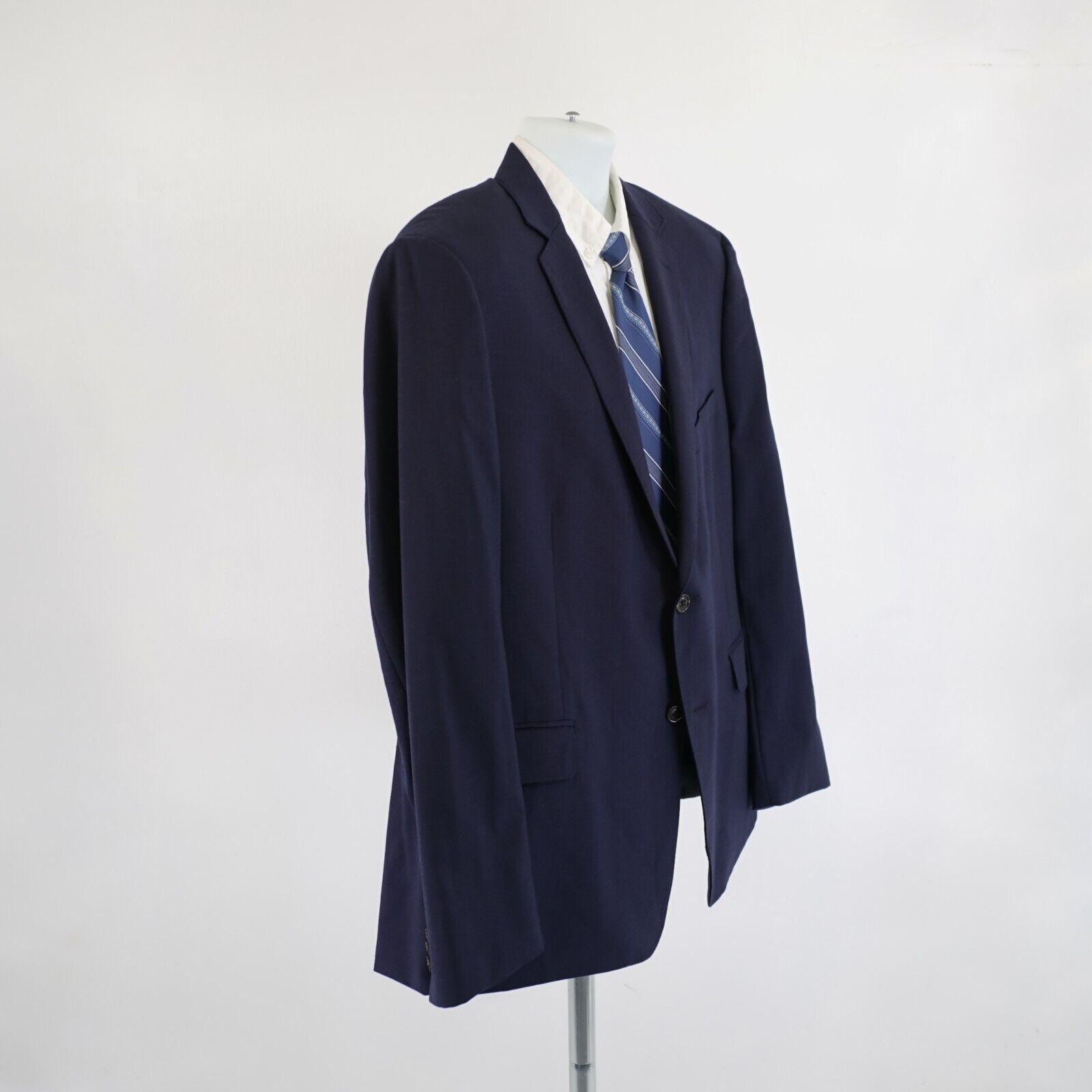 Lands' End Land's End Classic Clothing Traditional Fit Blue Wool Blazer Size 46R - 7 Thumbnail