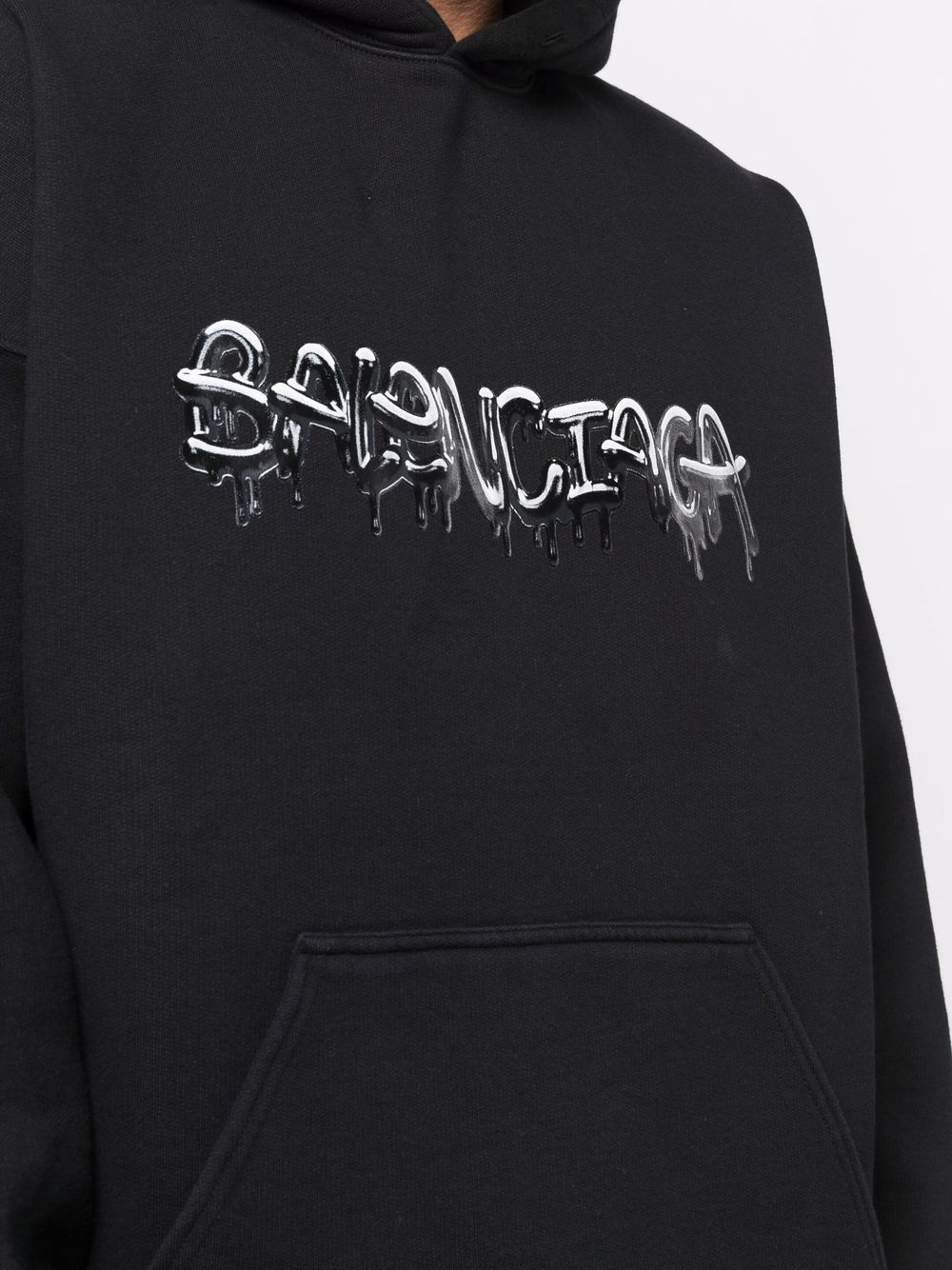 Balenciaga BALENCIAGA Wide Fit Logo Hoodie | Grailed