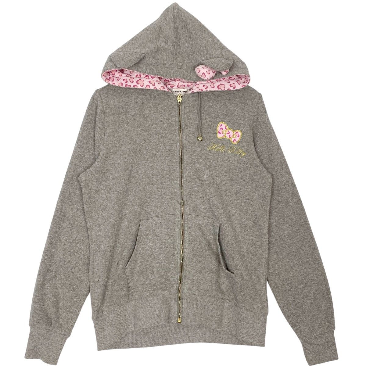 Vintage Vintage Hello Kitty Hoodie Printed Sweater Gray Size L Size L / US 10 / IT 46 - 1 Thumbnail