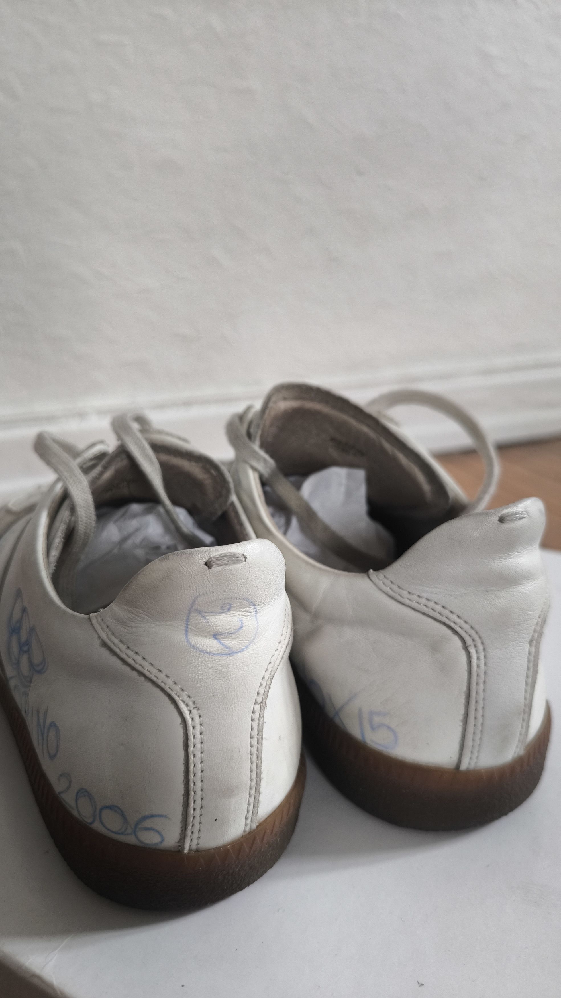 Maison Margiela 1/1 Unique Hand Drawn 2006 Turin Olympic Games Size US 9 / EU 42 - 18 Thumbnail
