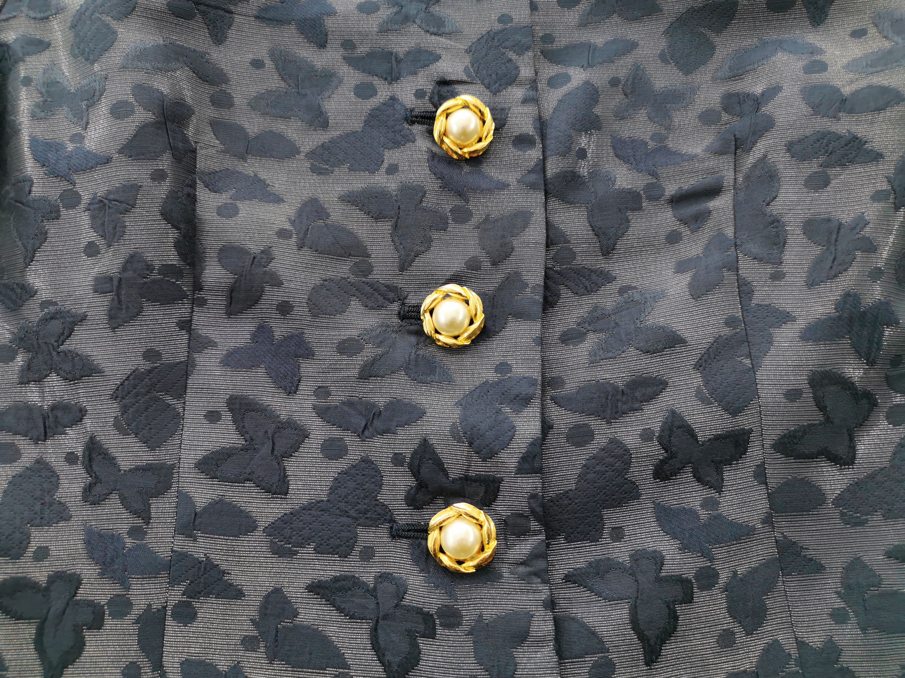 Givenchy Vintage 90s Size 10 Givenchy Floral Women Blouses Size S / US 4 / IT 40 - 4 Thumbnail