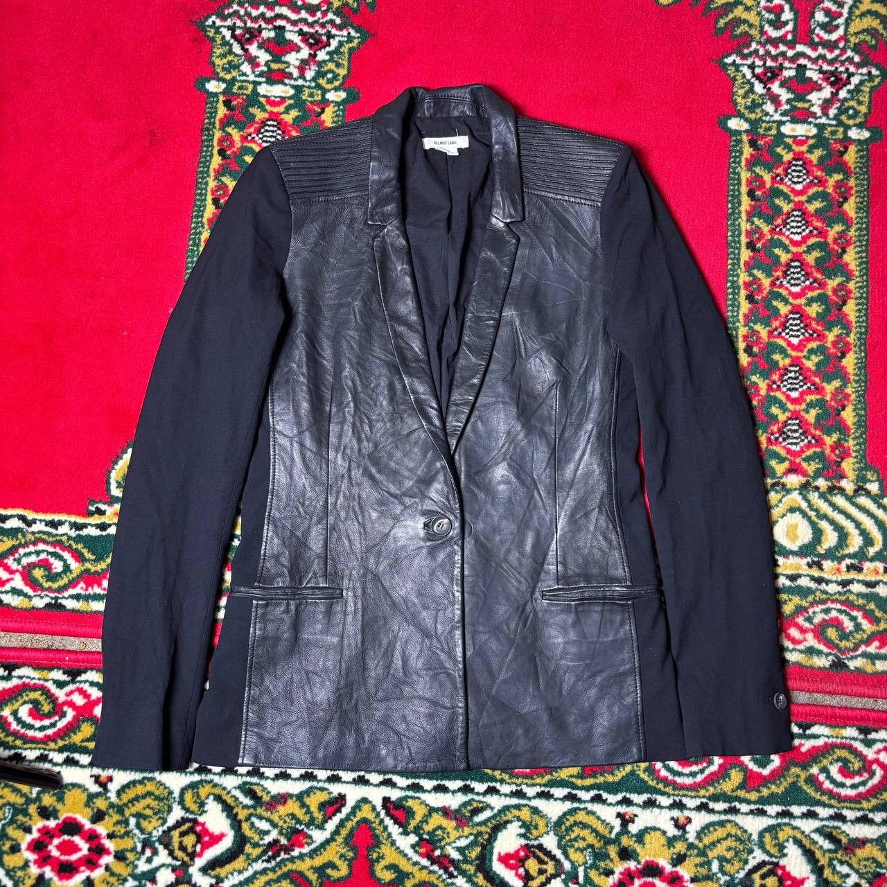 Helmut Lang 1998 Leather Blazer | Grailed