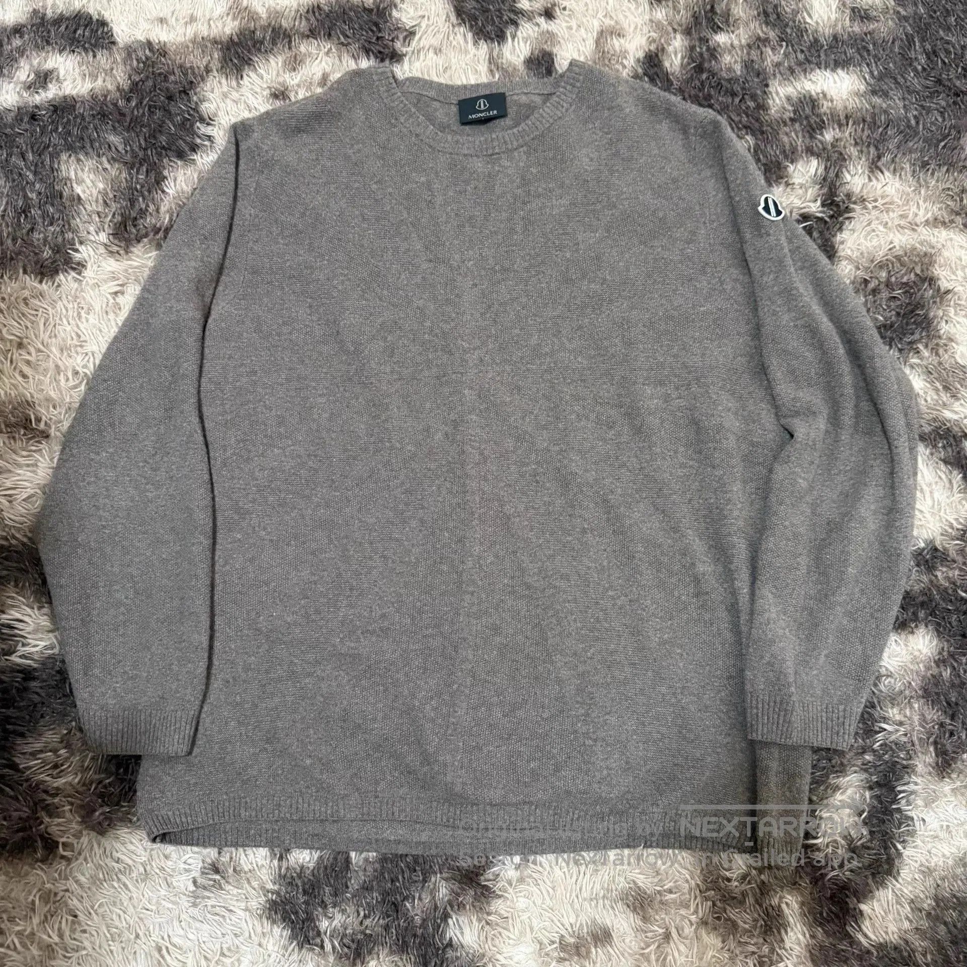 Rick Owens Gray Long Sleeve Knit Sweater - XL. Size US XL / EU 56 / 4 - 1 Thumbnail
