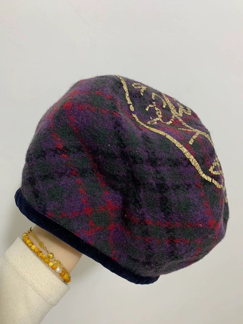 Vivienne Westwood Vivienne Westwood Medieval hour hand retro purple checkere Size ONE SIZE - 2 Thumbnail