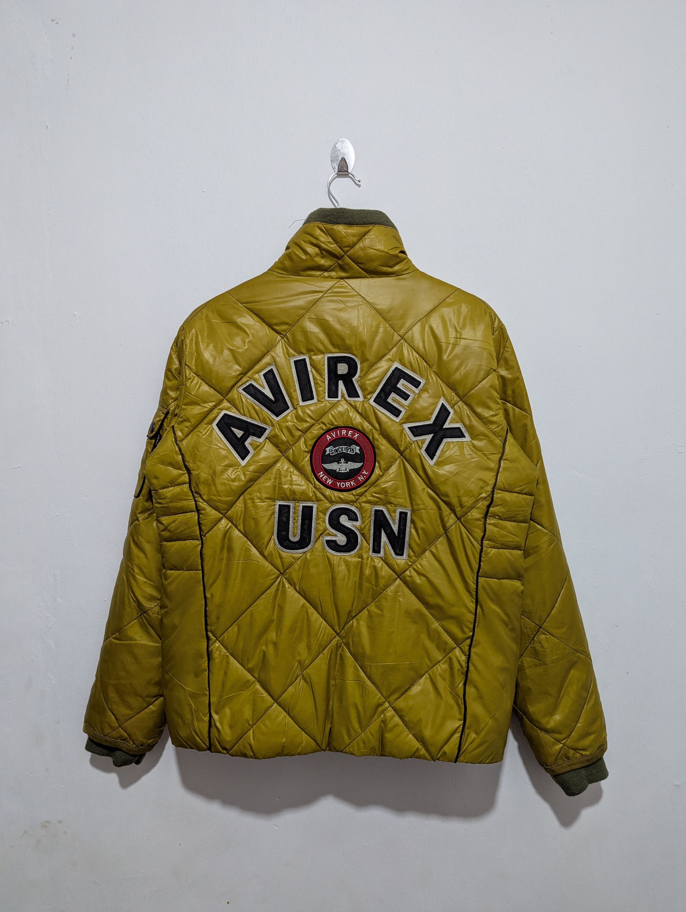 Avirex Air Force Avirex Puffer Jacket Mustard Size US L / EU 52-54 / 3 - 10 Thumbnail