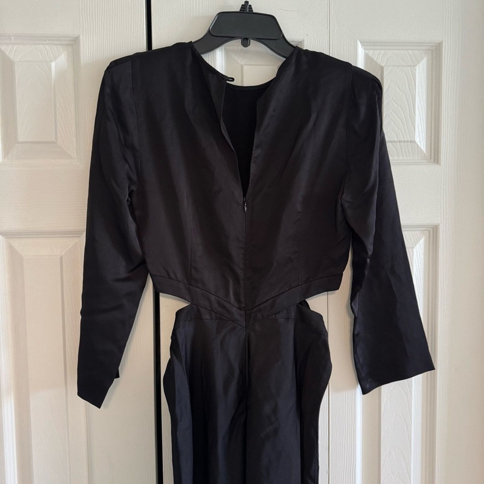 Sandro NWT! Sandro Eleganzia Cutout Satin Finish Maxi Dress Size 34 Size XS / US 0-2 / IT 36-38 - 5 Thumbnail