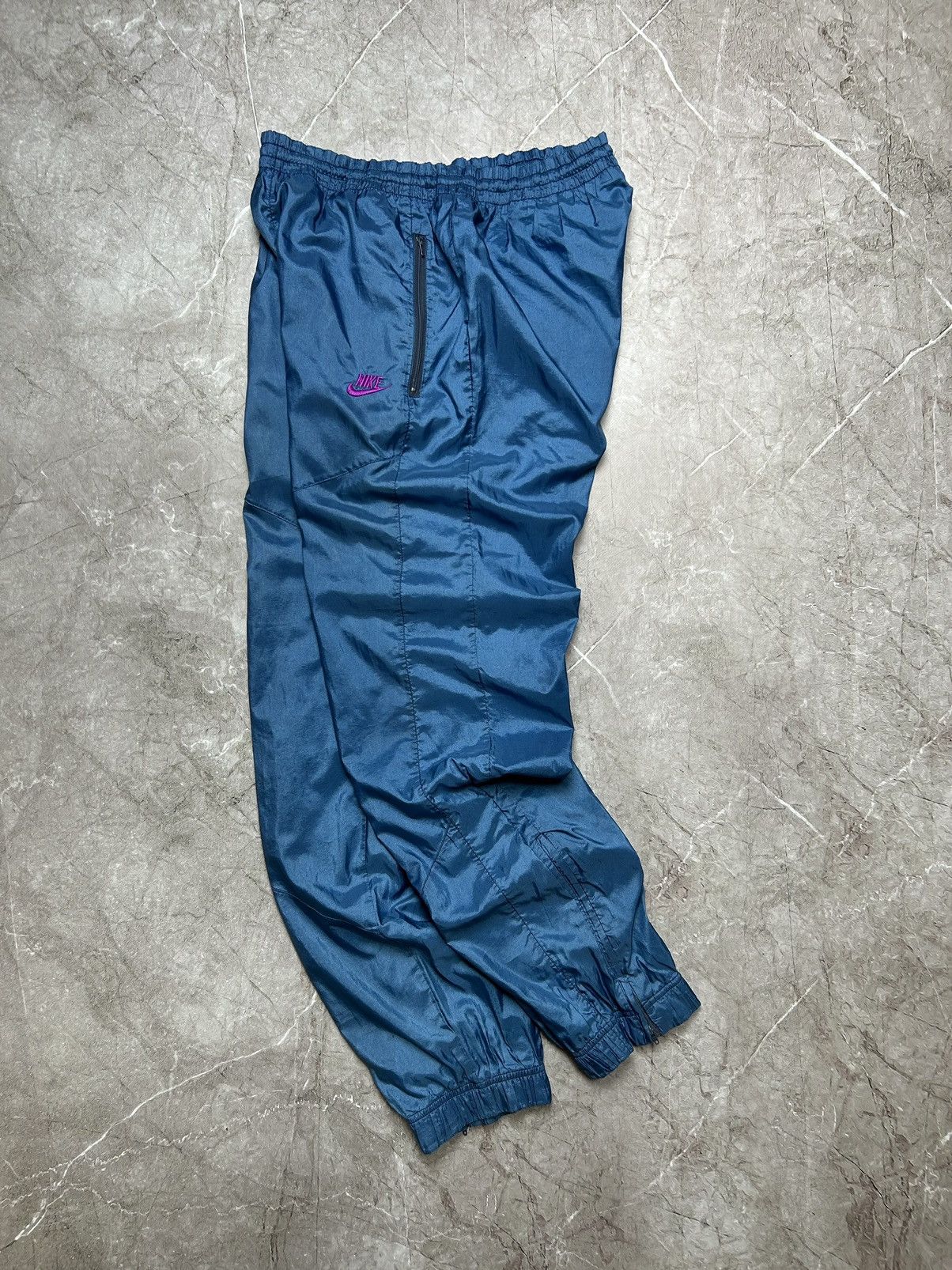 Vintage Nike Vintage Track Pants Parachute Baggy Nylon Drill Y2K 90s Size US 32 / EU 48 - 1 Thumbnail