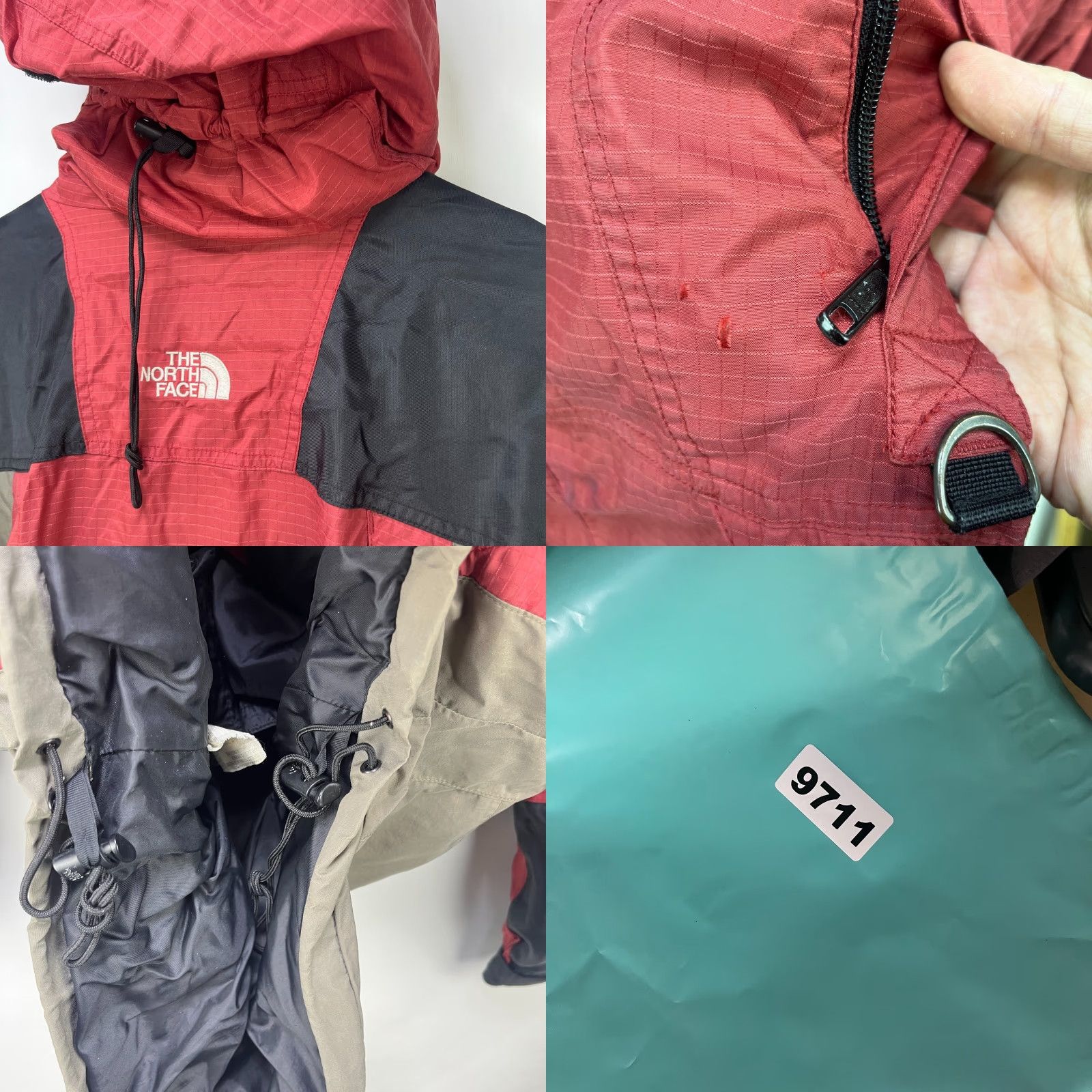 The North Face VINTAGE The North Face Jacket 90s Tech Shell Windbreaker L Red Mens Size US L / EU 52-54 / 3 - 10 Thumbnail