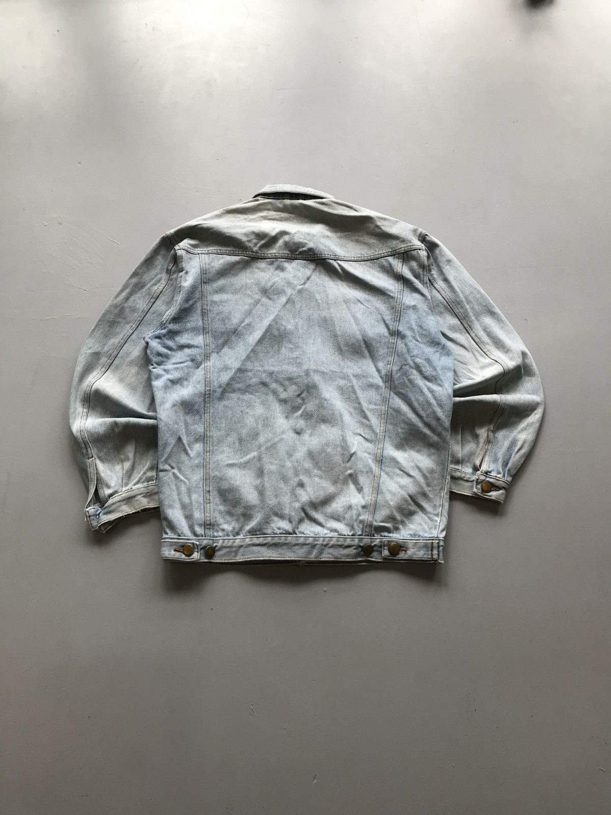 Designer Vintage Hip Hop faded denim jacket Size US S / EU 44-46 / 1 - 6 Thumbnail