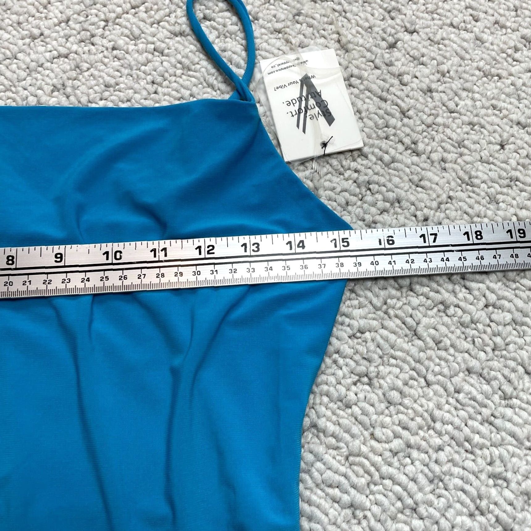 Vintage Vibe Sportswear Dress Womens L Blue Sleeveless Midi Bodycon NWT NWT Size L / US 10 / IT 46 - 7 Thumbnail