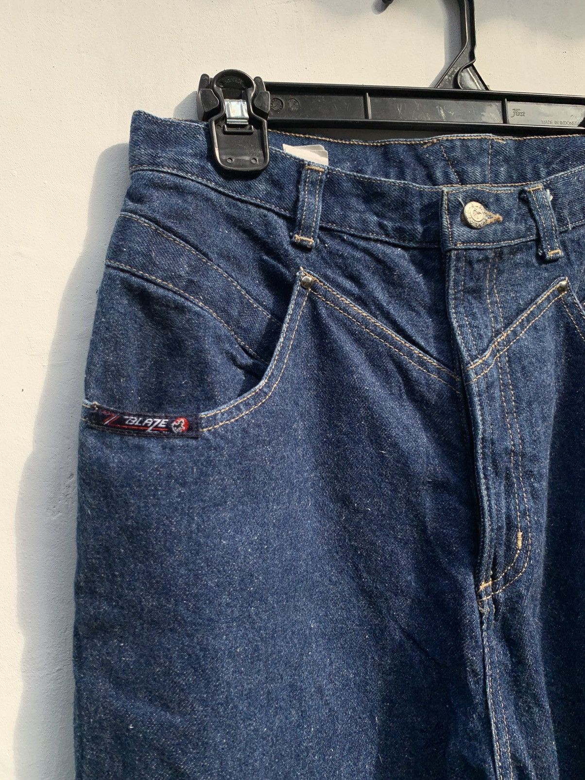 Blaze × Cowboy Equipment Vintage 80’s/90’s Blaze high rise cowboy style jeans pant Size 29" - 2 Thumbnail