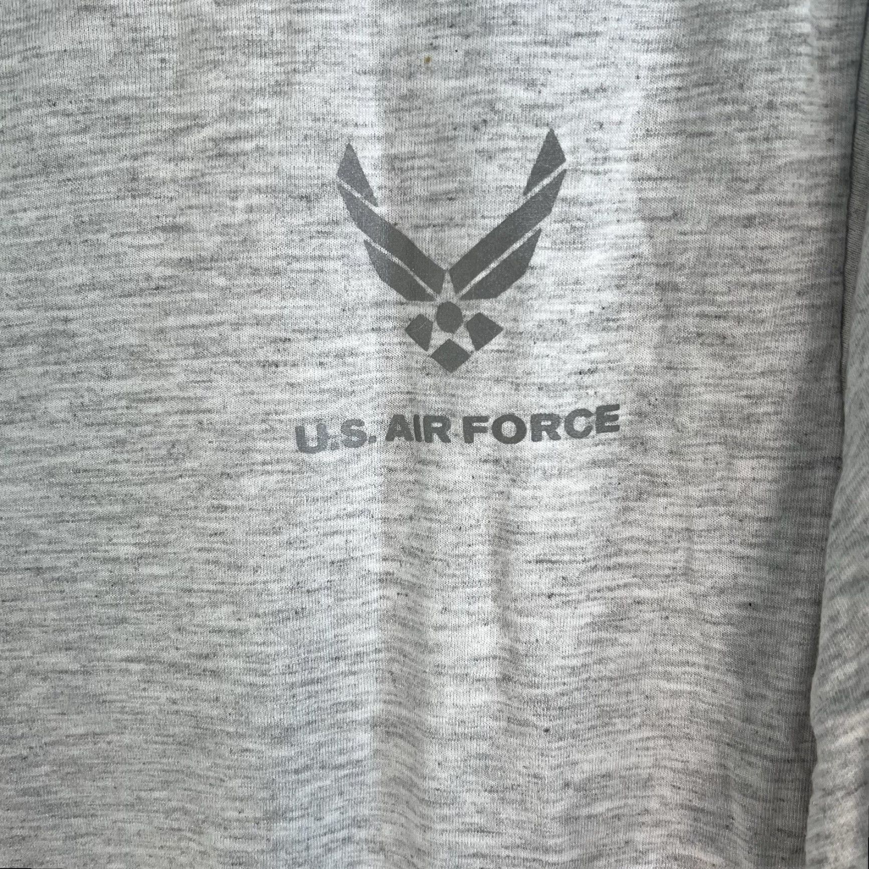 Vintage USAF T-Shirt Adult L Gray Short Sleeve SP1C1 Size US L / EU 52-54 / 3 - 3 Thumbnail