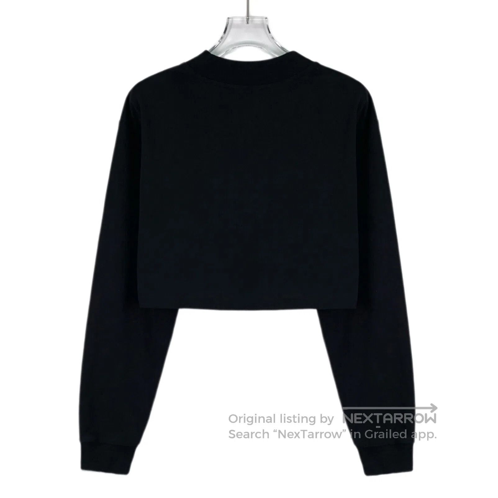 Alexander Wang Alexander Wang Black badge cotton crewneck long-sleeve hoo Size US XS / EU 42 / 0 - 2 Thumbnail