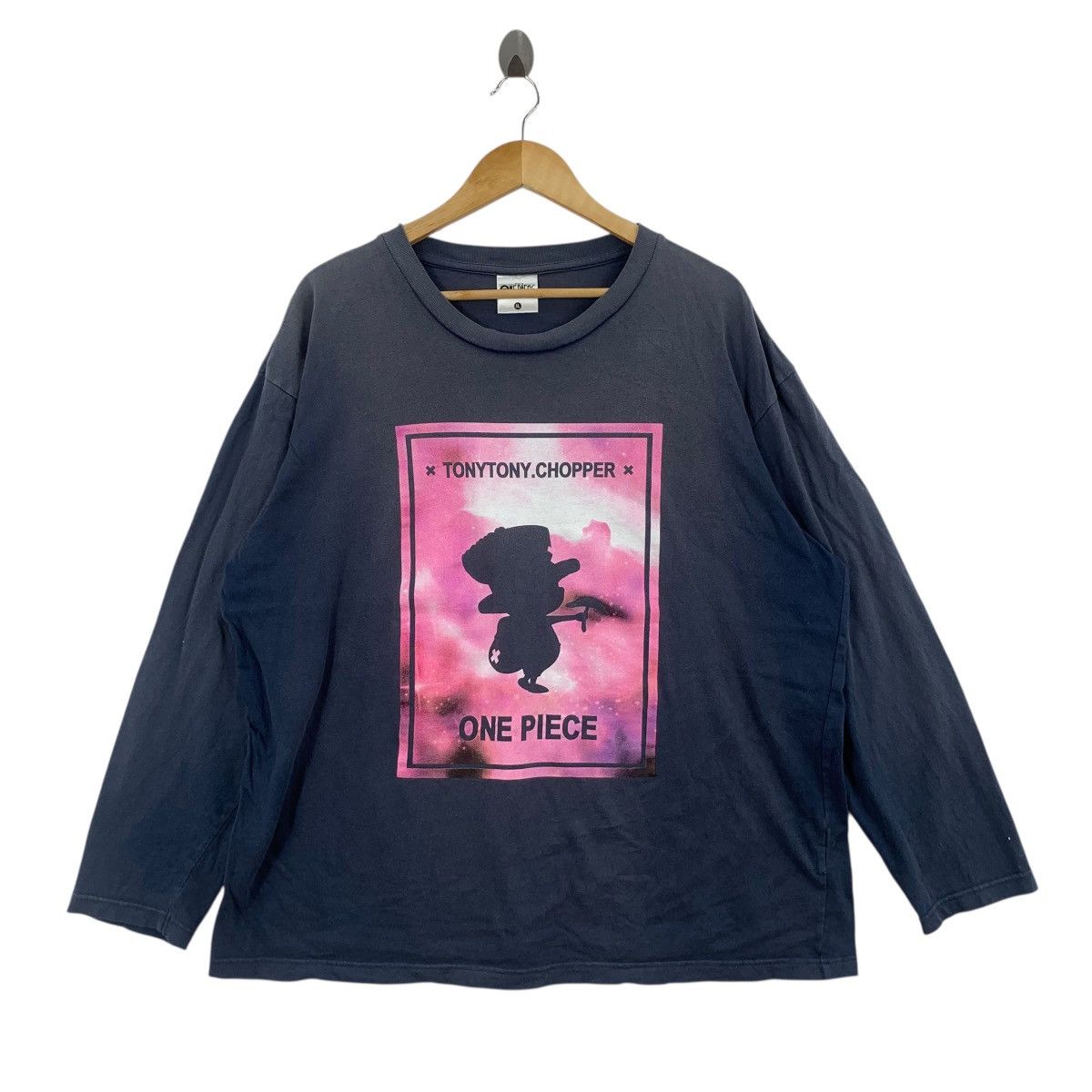 Anime ANIME ONE PIECE Tony Chopper Luffy Pirates Natural Faded Tee Size US XXL / EU 58 / 5 - 3 Thumbnail