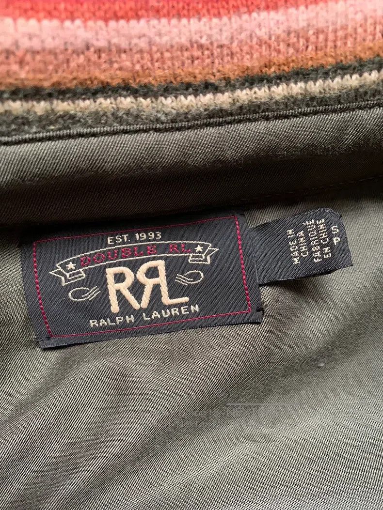 RRL Ralph Lauren RRL Ralph Lauren Navajo Southwest Rainbow Striped Long-Sle Size US S / EU 44-46 / 1 - 7 Thumbnail