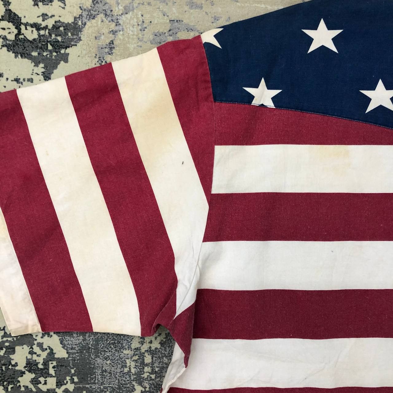 Vintage × Wrangler T304 VTG WRANGLER AMERICAN FLAG WESTERN SHIRTS Size US XXL / EU 58 / 5 - 6 Thumbnail
