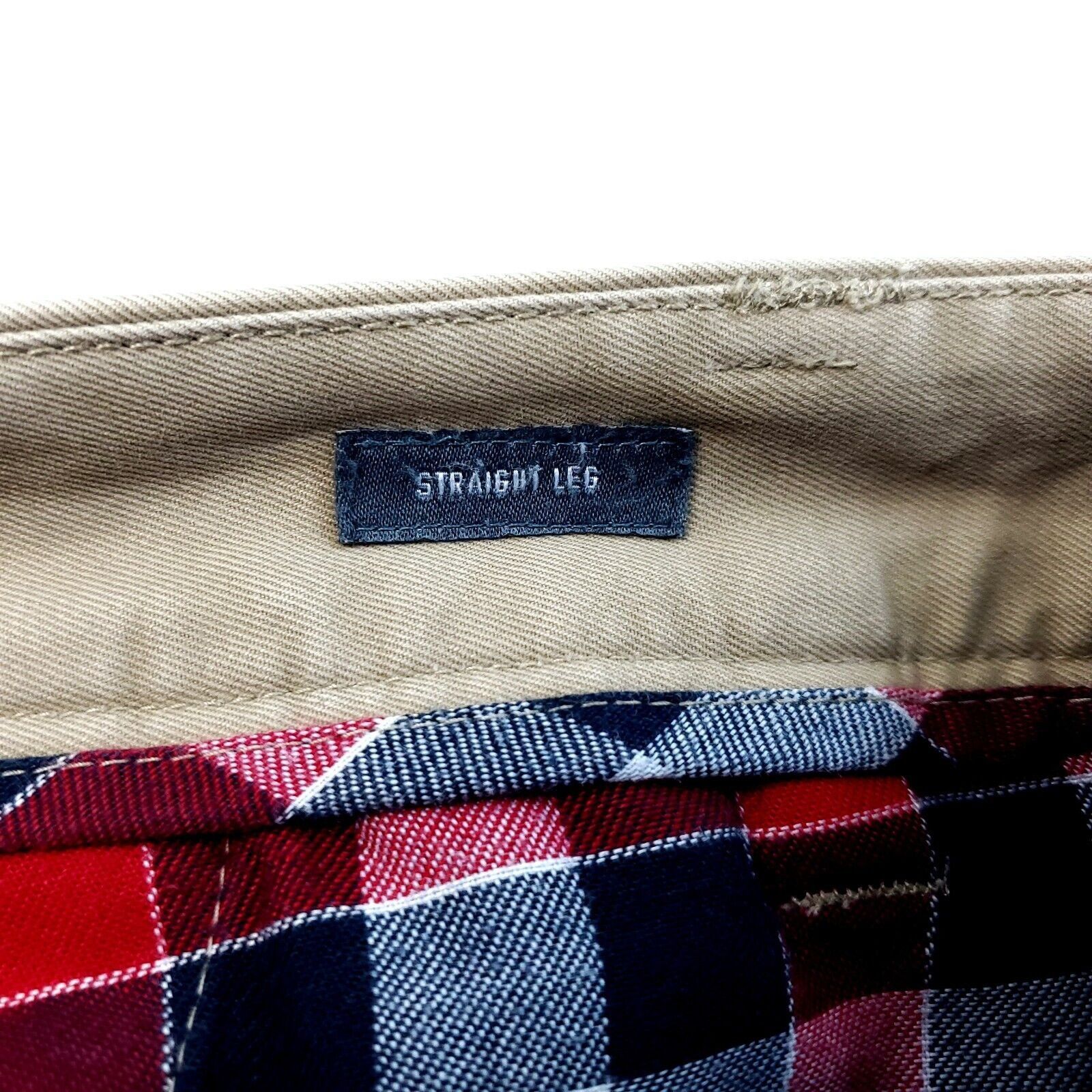 Bonobos Bonobos Cotton Flat Front Mid Rise Tan Chino Pants 37/30 Size US 37 - 6 Thumbnail